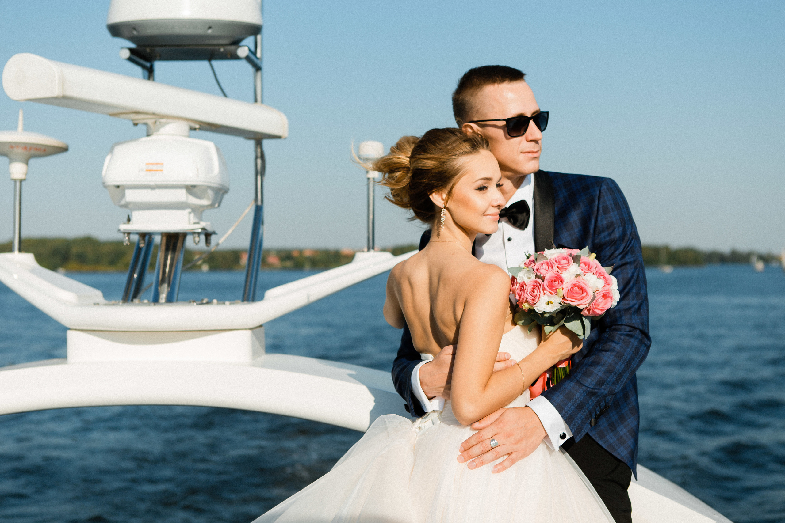 Татьяна и Сергей. Яхт-клуб «Адмирал». Видеосъемка свадеб. Видеооператор на свадьбу в Москве