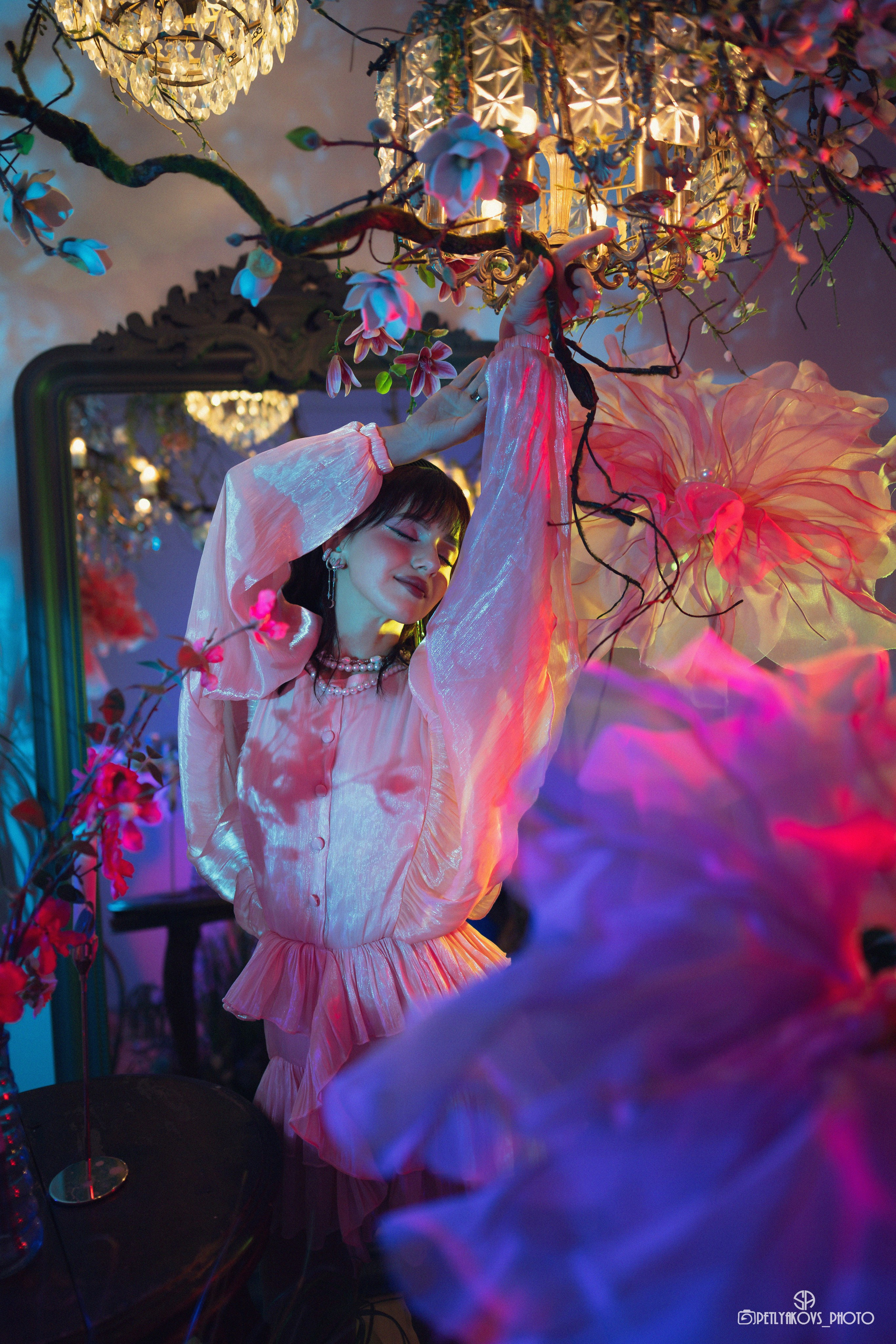 Photoshoot with flowers in Batumi