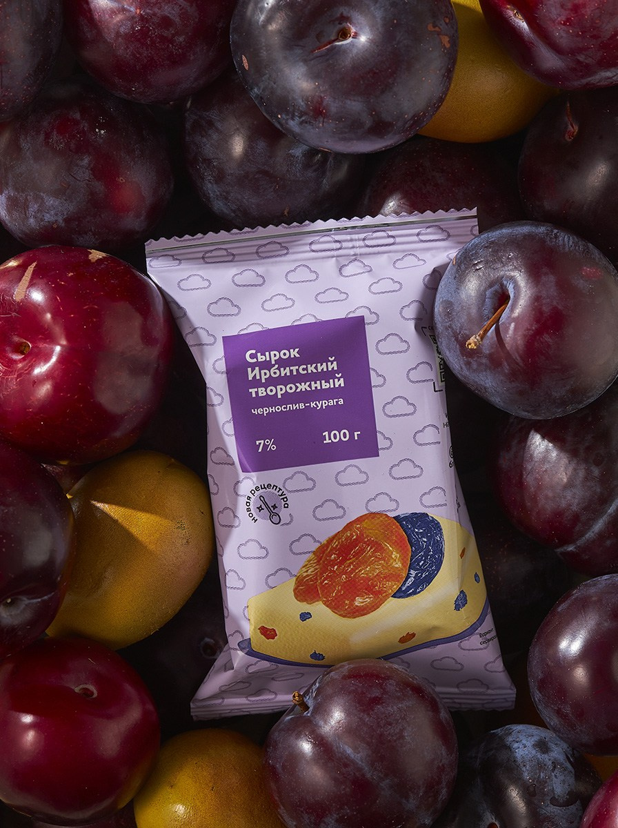 Сырки \ Ирбитский Молочный Завод. Предметная и рекламная фотография