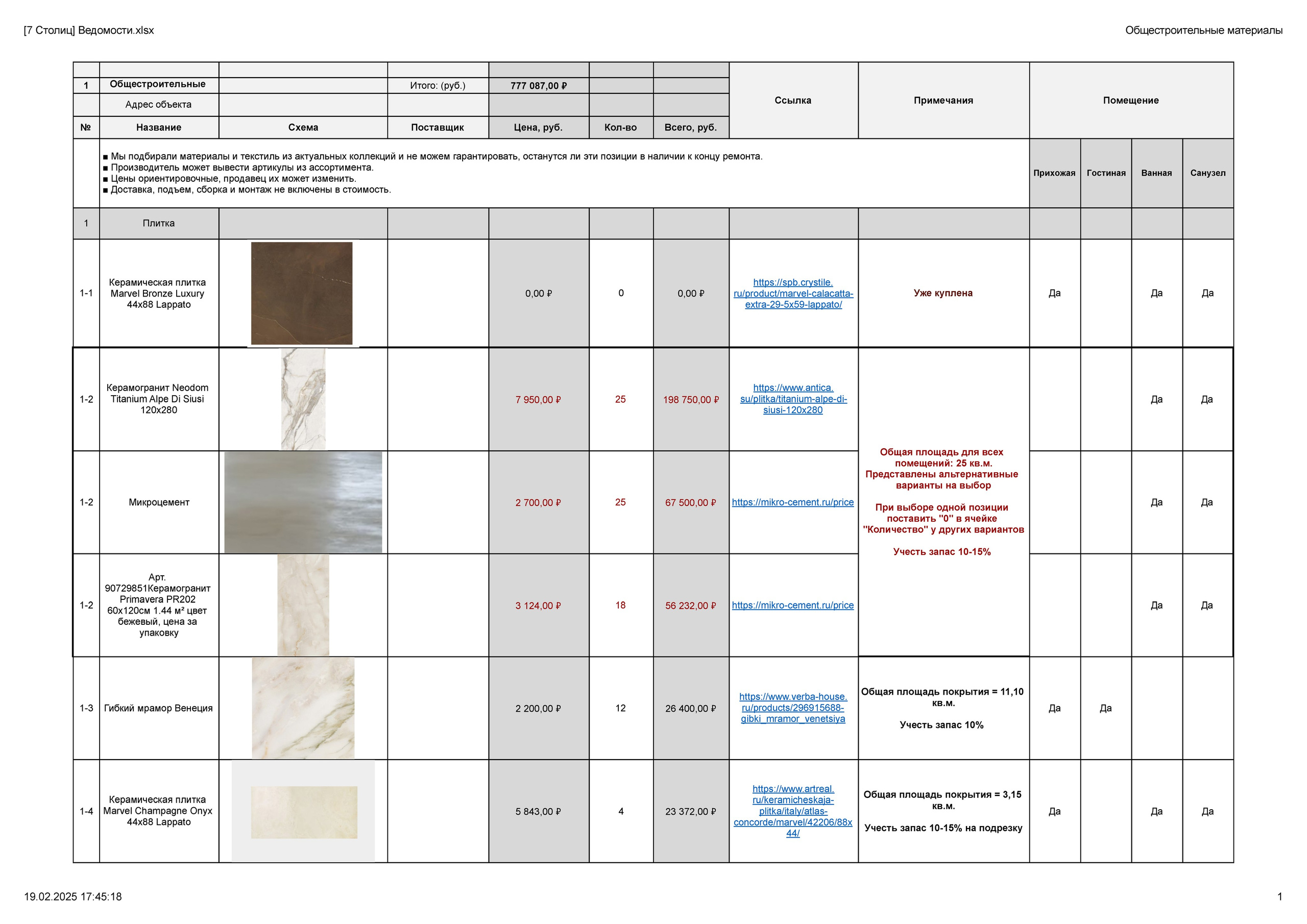 Ведомость. 3D визуализация интерьера и архитектурной среды