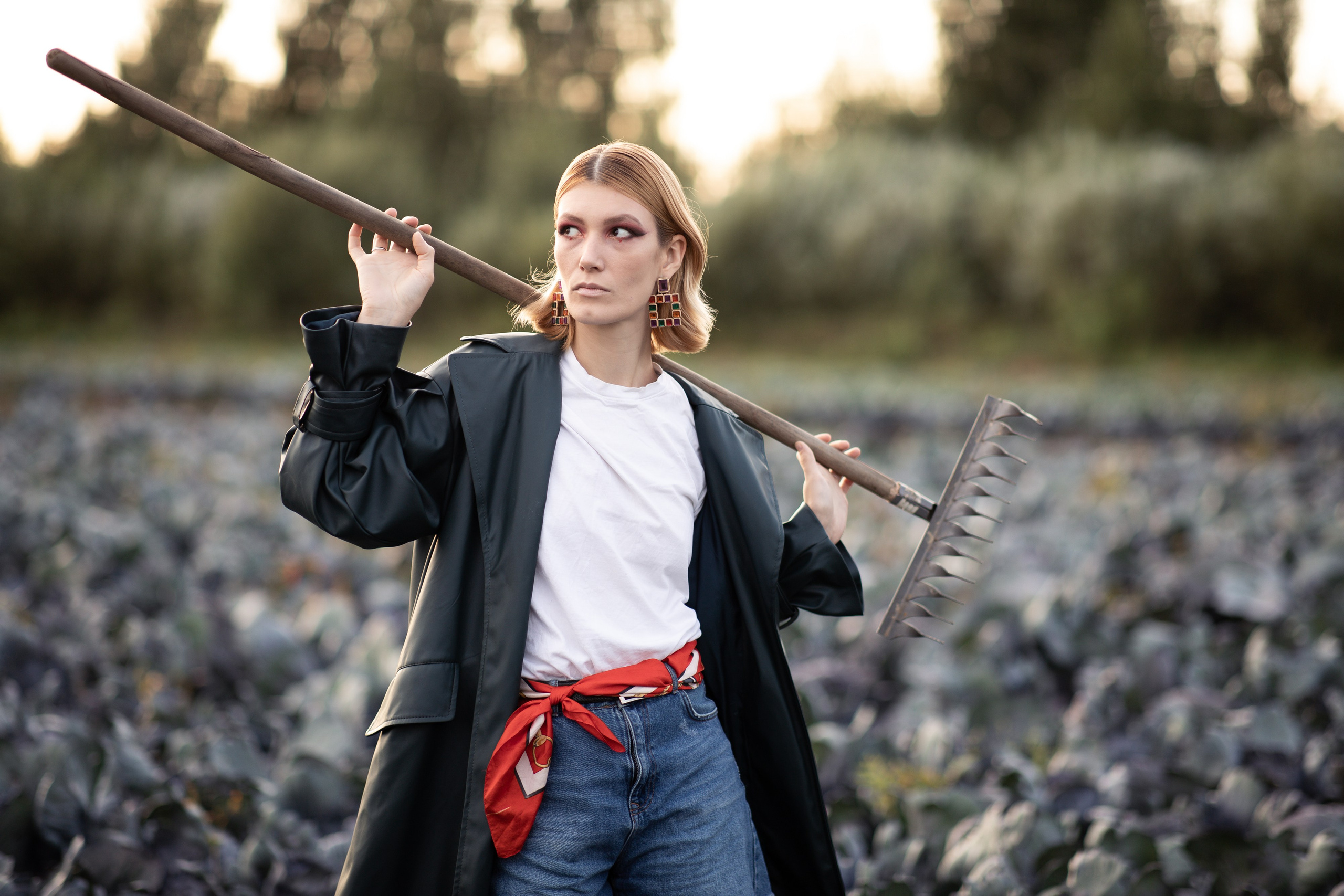 Фотосессия на поле. Фотограф в Санкт-Петербурге Степанская Юлия