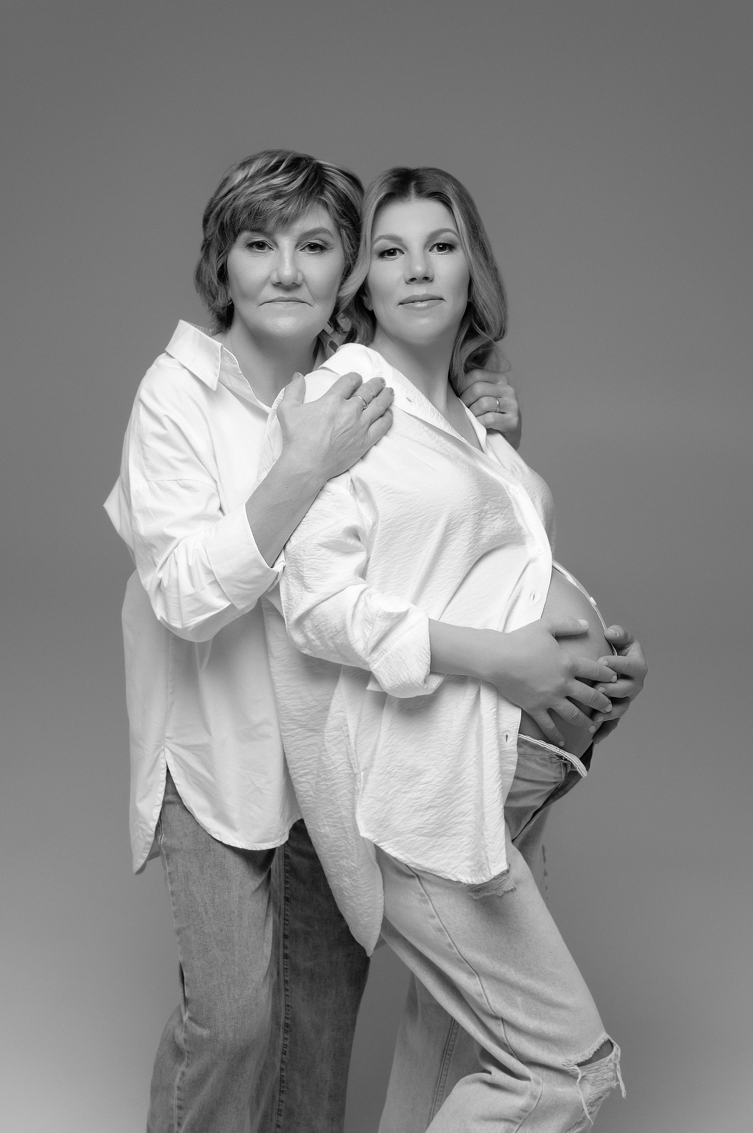 Анна с семьёй. Фотограф беременности в Екатеринбурге Илона Филатьева