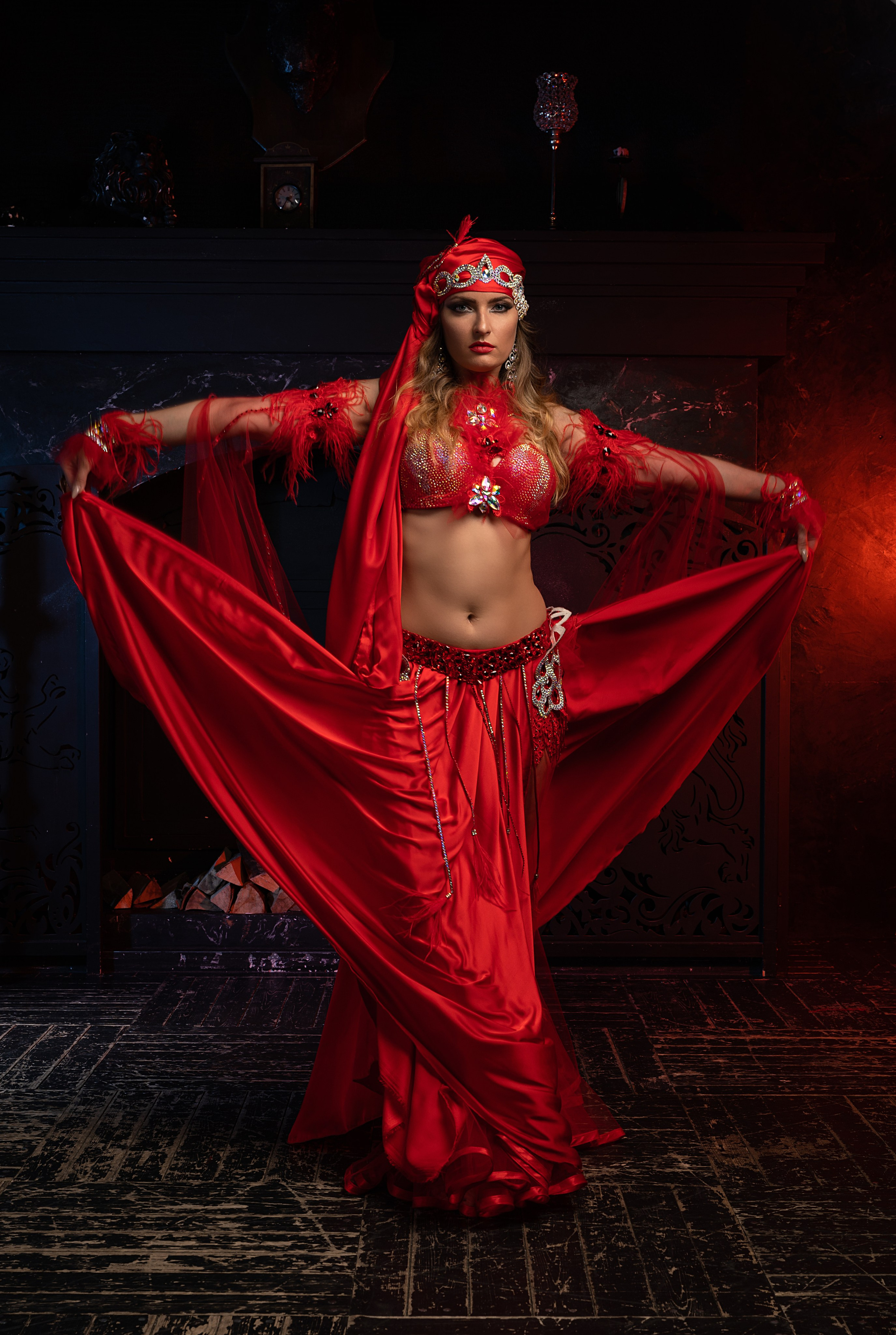 Студийная съёмка в стиле BellyDance. Портретный фотограф в Санкт-Петербурге Владимир Никитин