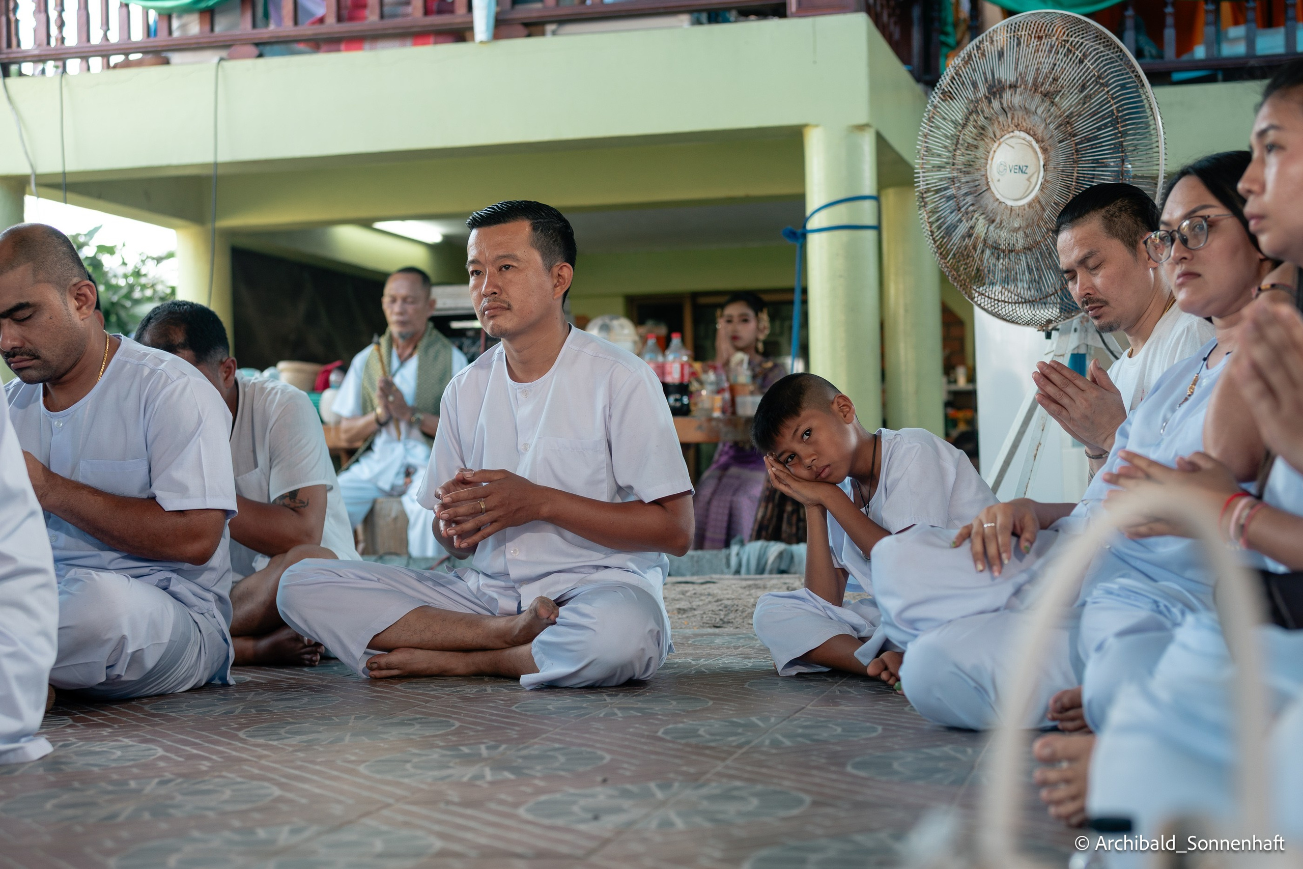 Thai monk. Photographer in Guangzhou, China. Archibald Sonnenhaft