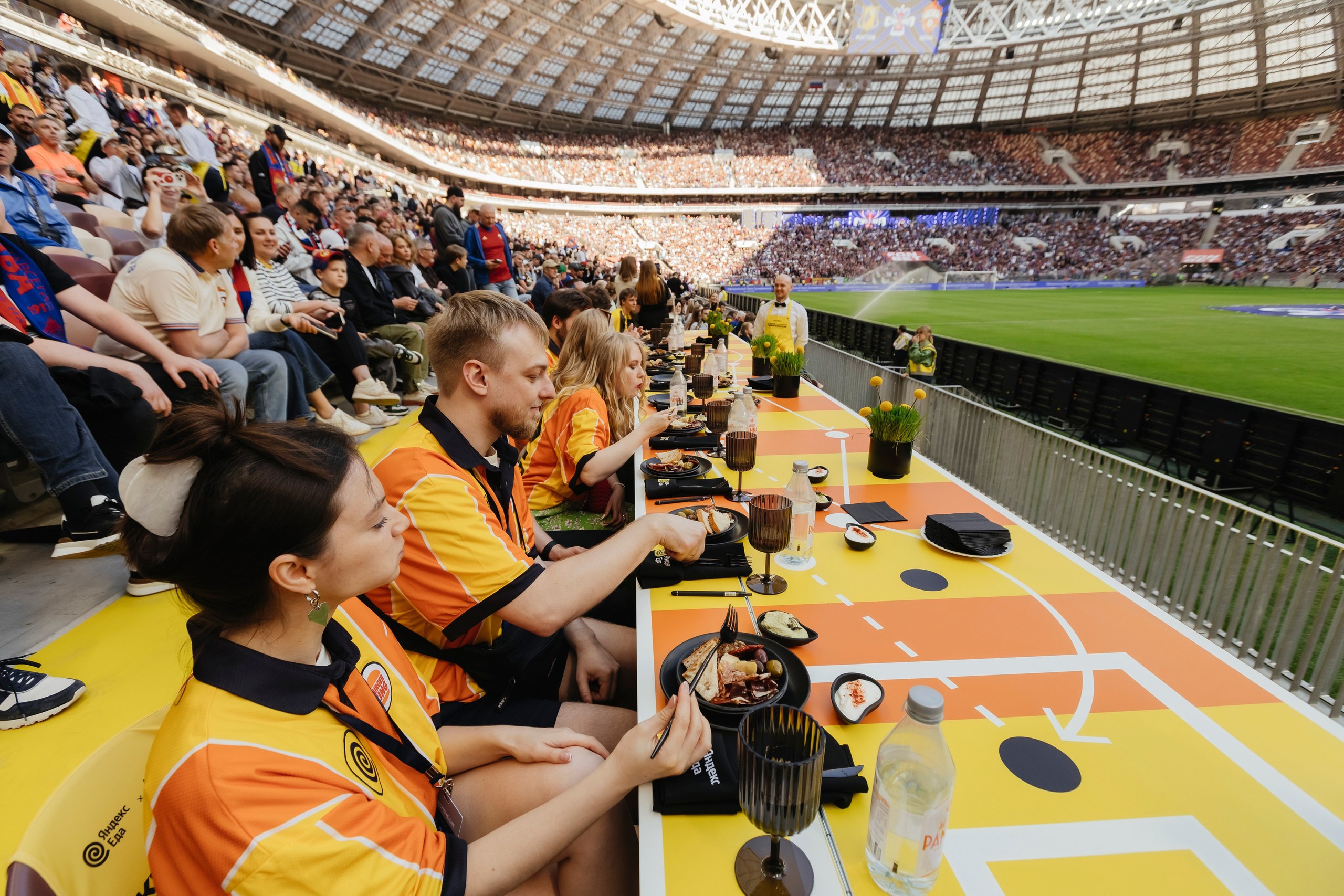 Яндекс Еда x Burger King На финале кубка России по футболу. Репортажный, event, концертный и backstage фотограф из Москвы Виталий Кривцов