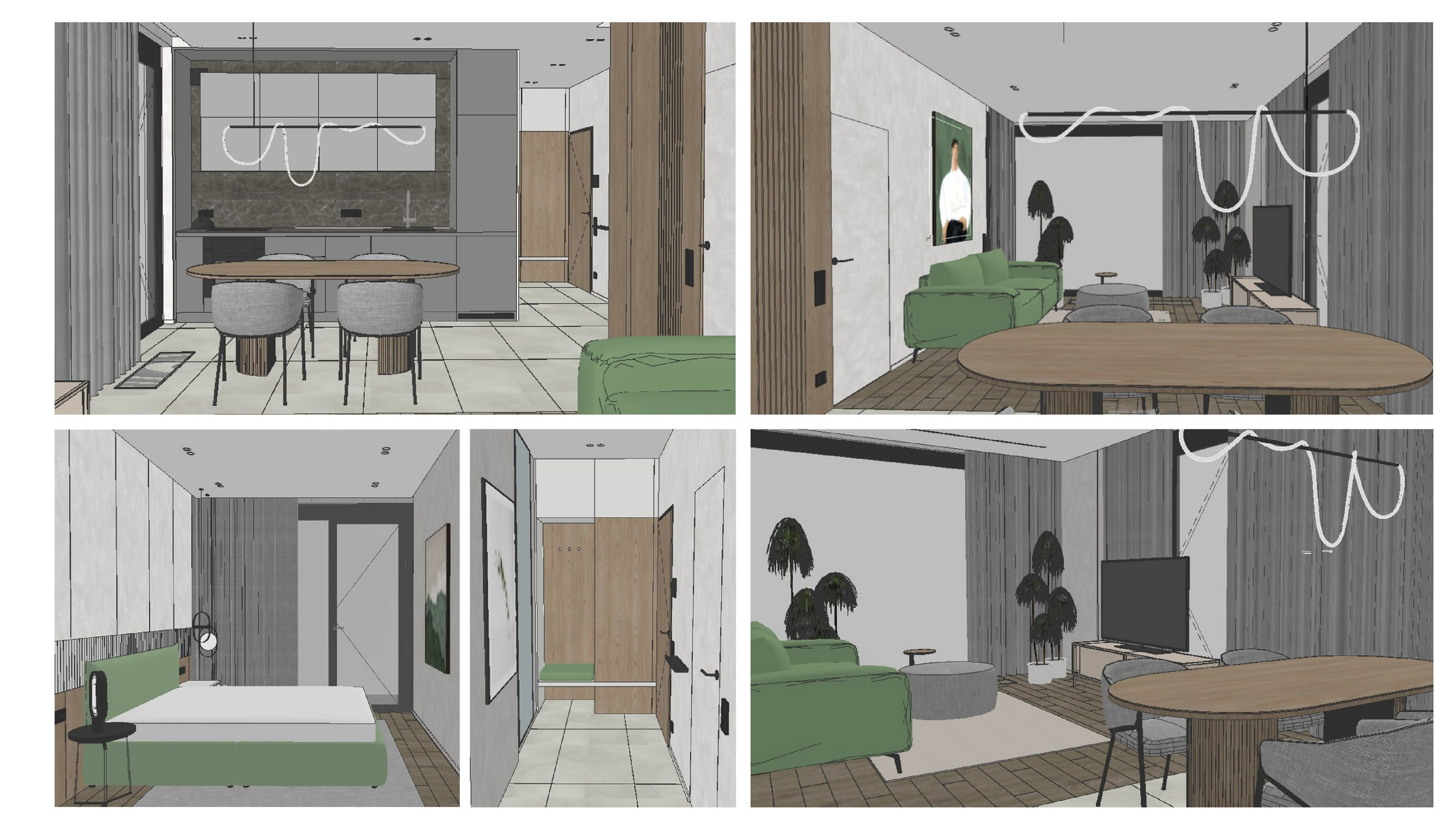 Дизайн-проект. MIRRO STUDIO Дизайн интерьера и реализация под ключ Варшава