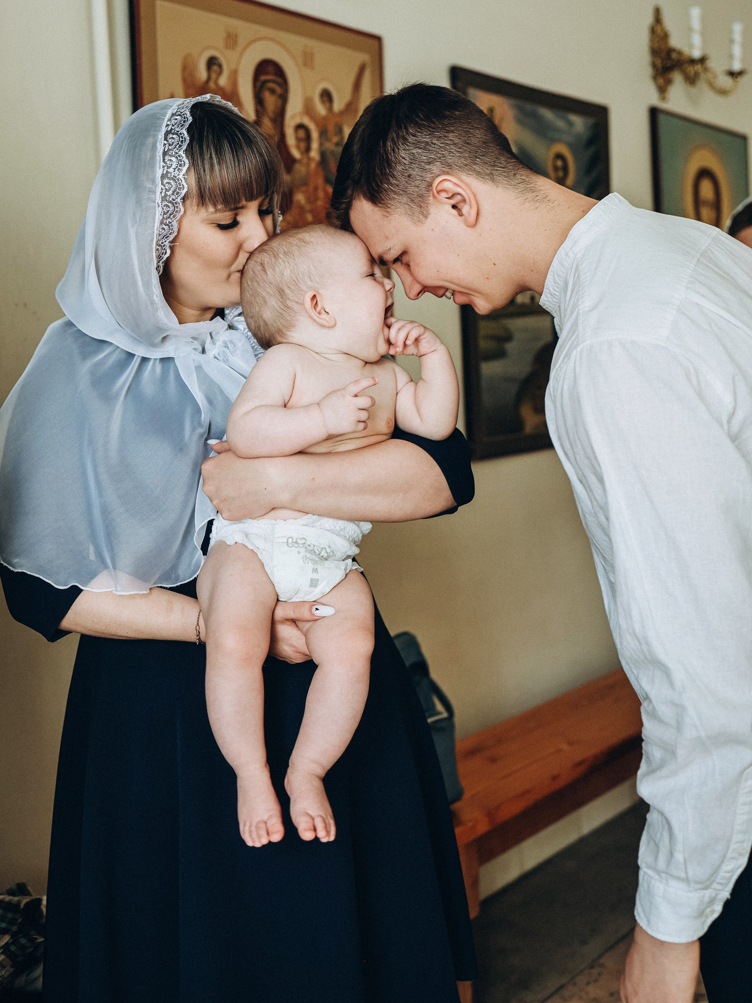 Крещение Матвея. Семейный и детский фотограф в  г. Екатеринбурге Холодова Юлия
