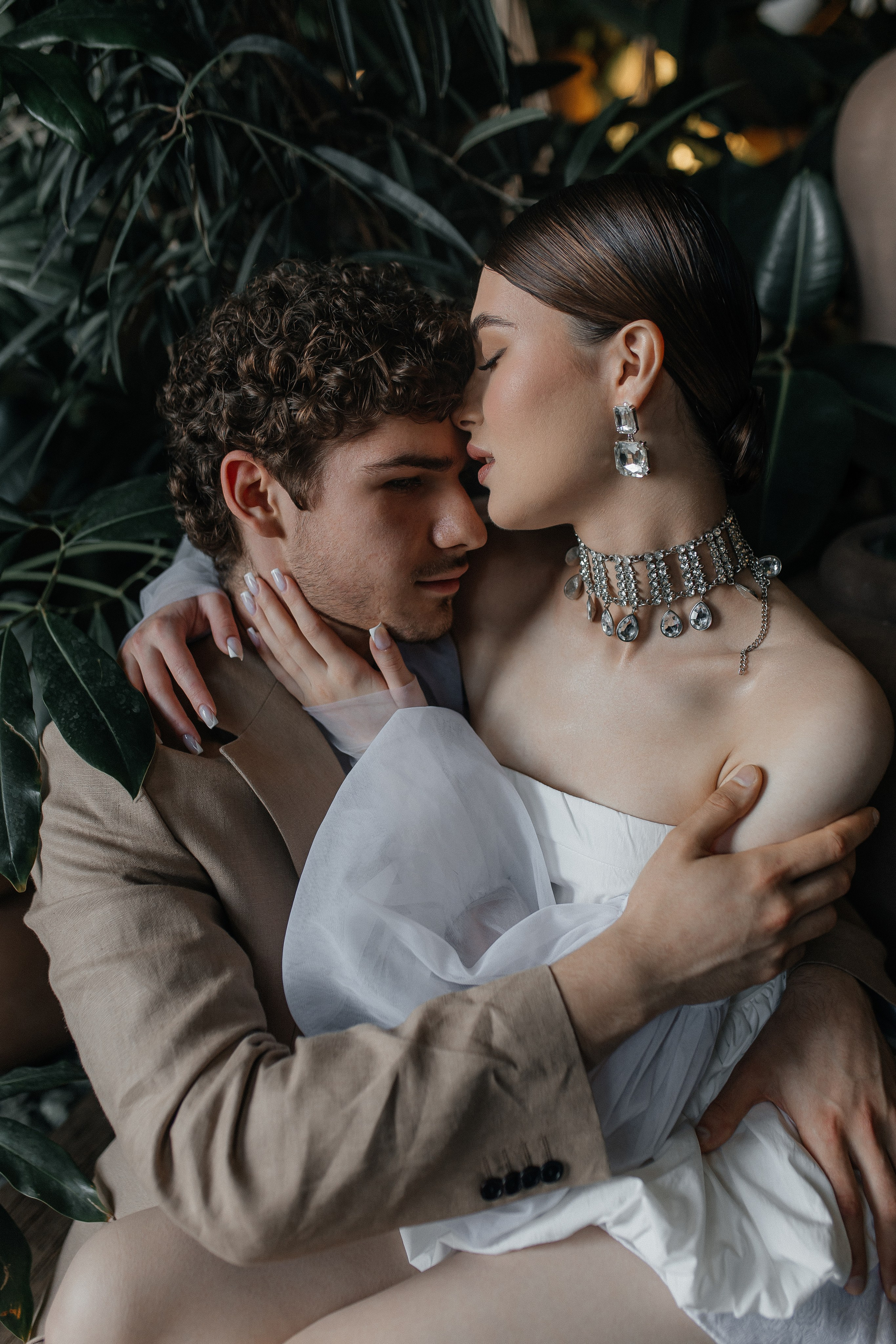 Свадебная история в оранжерее