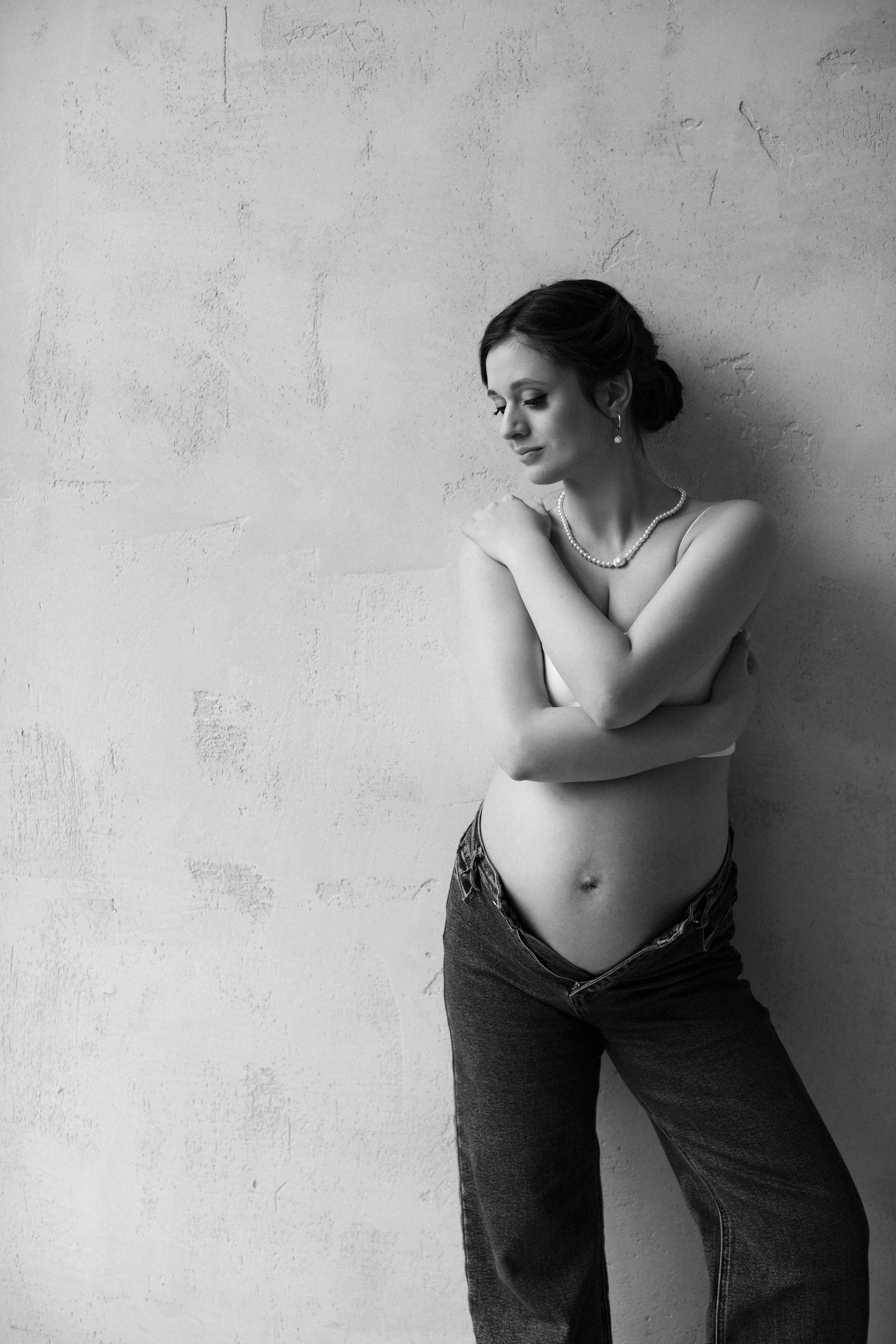 Анастасия. Уютная фотосессия беременности. Фотограф в Москве Ольга Сатони