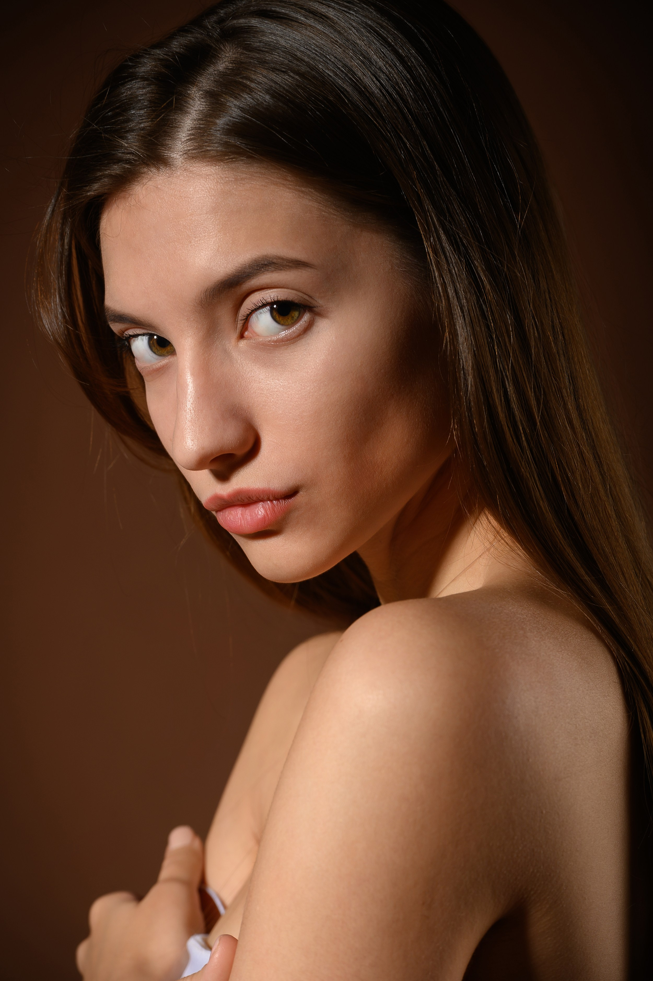 Крупный женский портрет в фотостудии Казань. Автор Алексей Клейменов