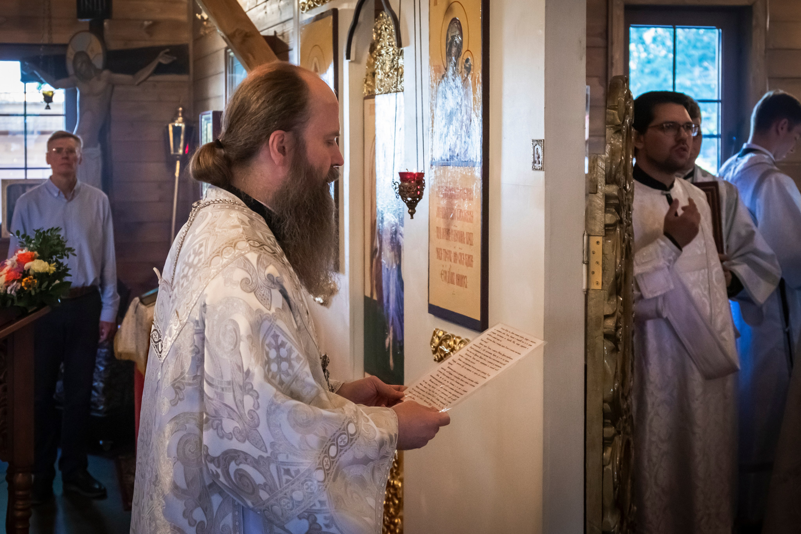 Епископ Силуан Павло-Посадский служба в храме св.Николая 25.08.2024. Арт- фотограф Москва
