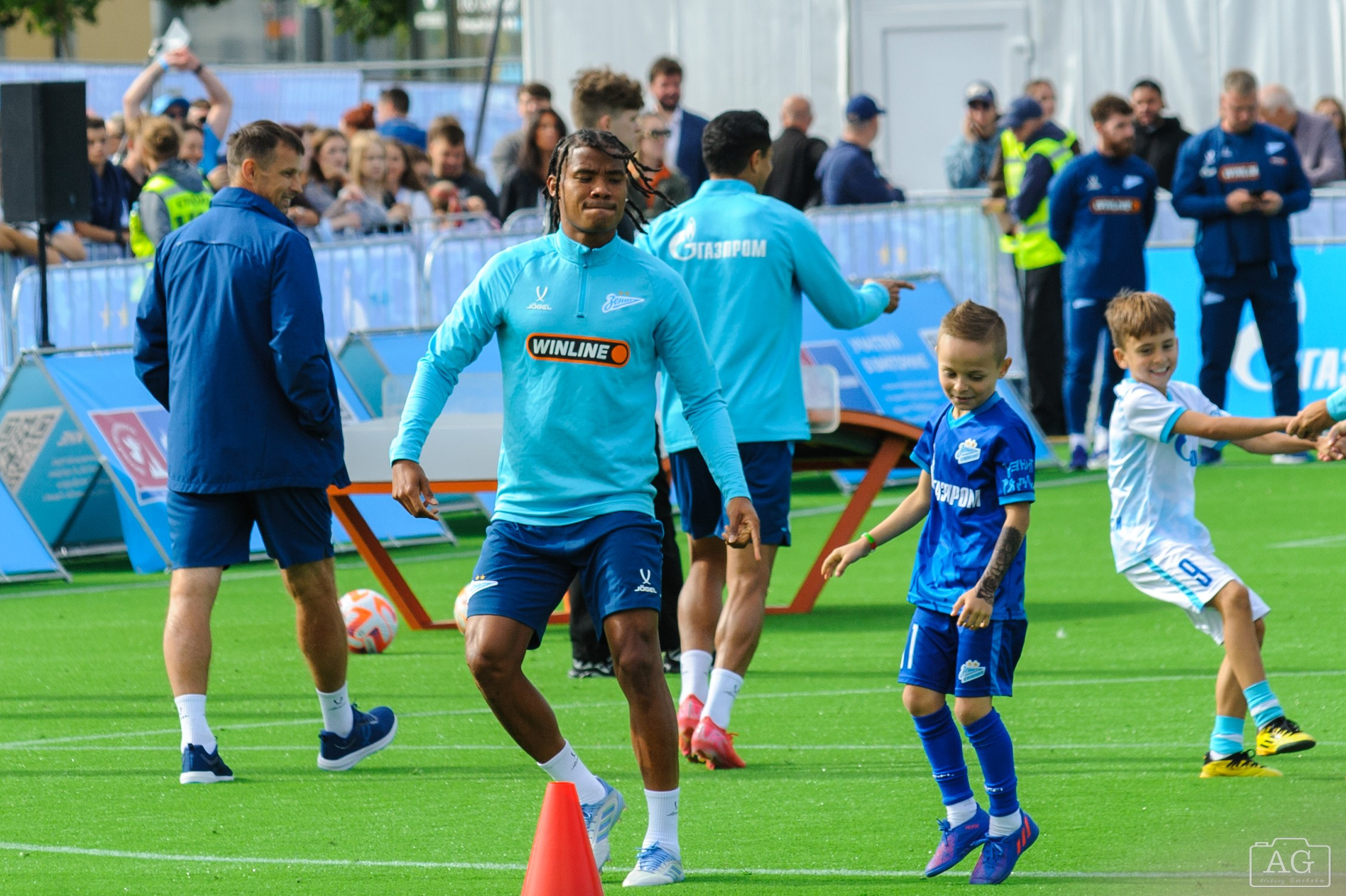Открытая тренировка ФК «Зенит». Алексей Горчаков. Фотограф на ваш праздник