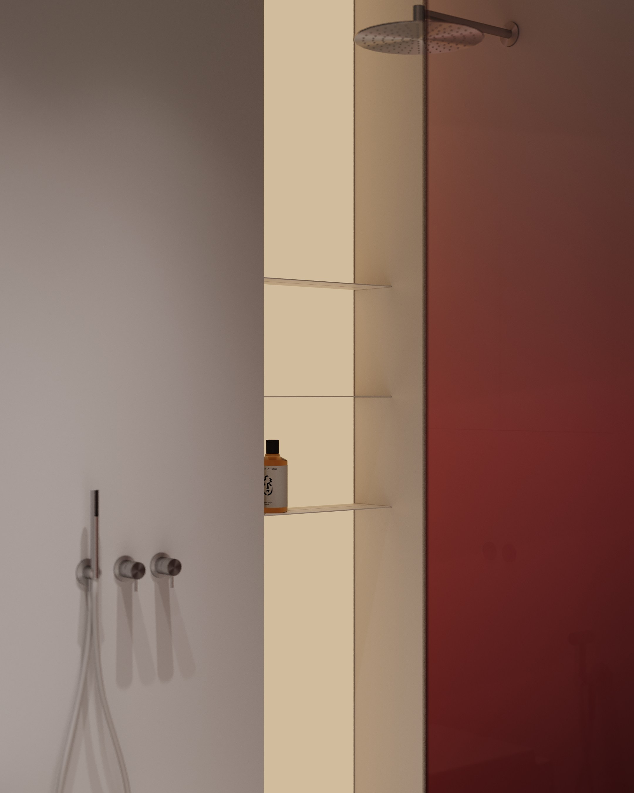 Санузел в стиле минимализм