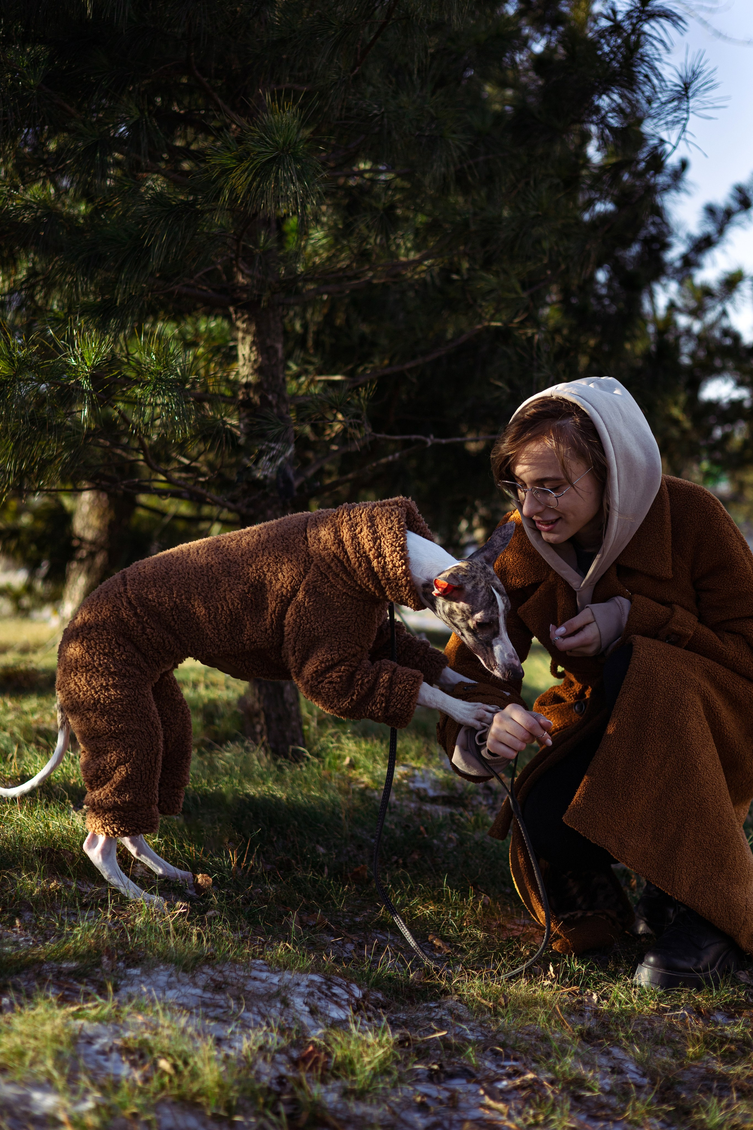 Алёна и Дос. Фотограф — анималист Владивосток, Алина