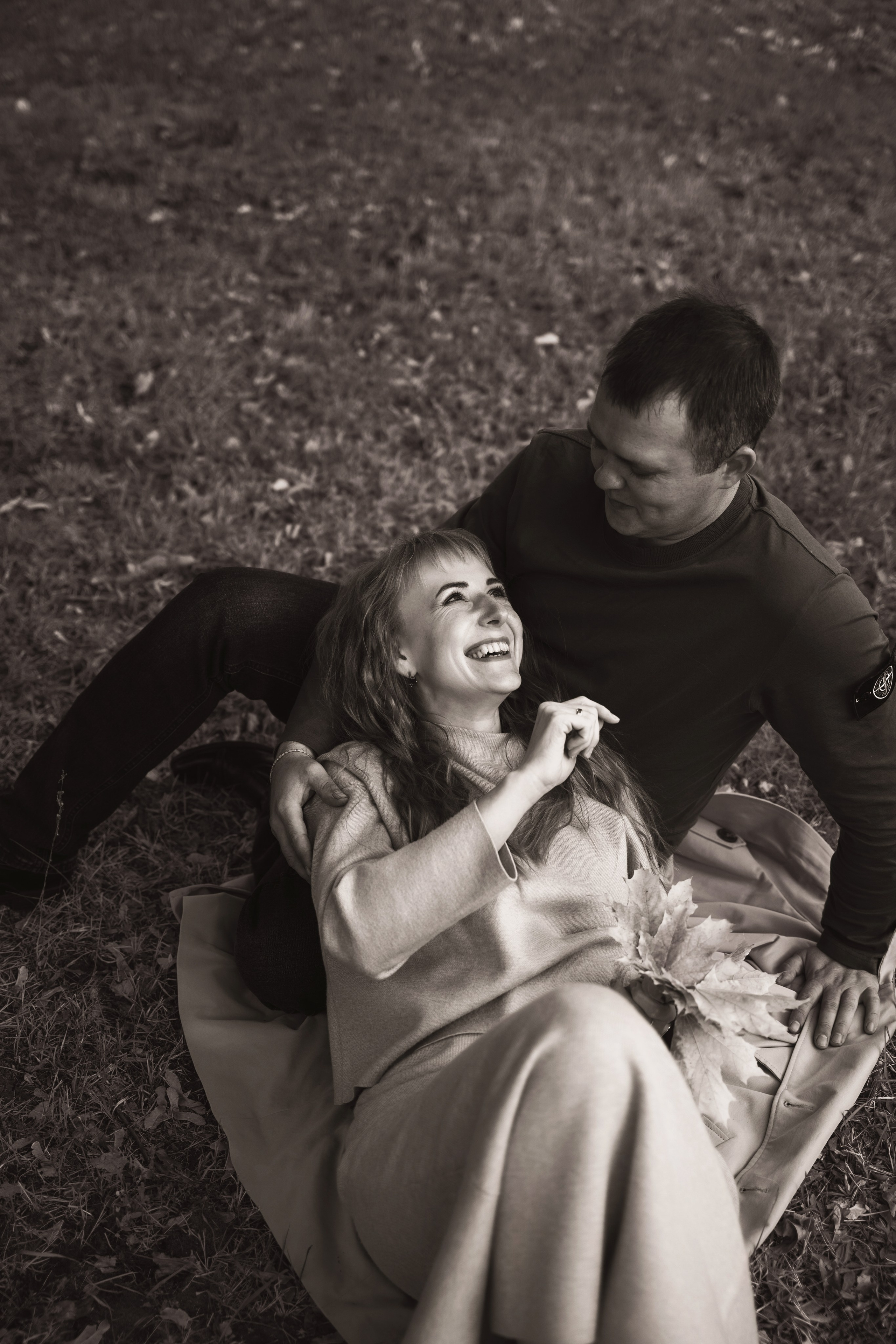 Осенняя фотосессия в стиле Love Story. Семейный фотограф в Белгороде Амелина Алина