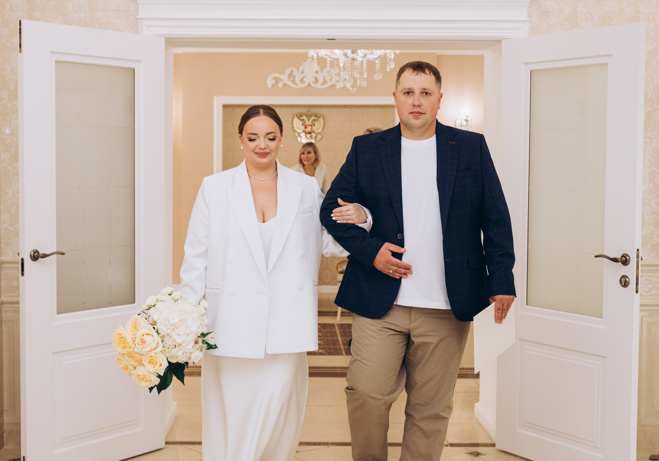 Татьяна и Сергей (ЗАГС, прогулка). Свадебный и семейный фотограф в Нижнем Новгороде Екатерина Наймарк