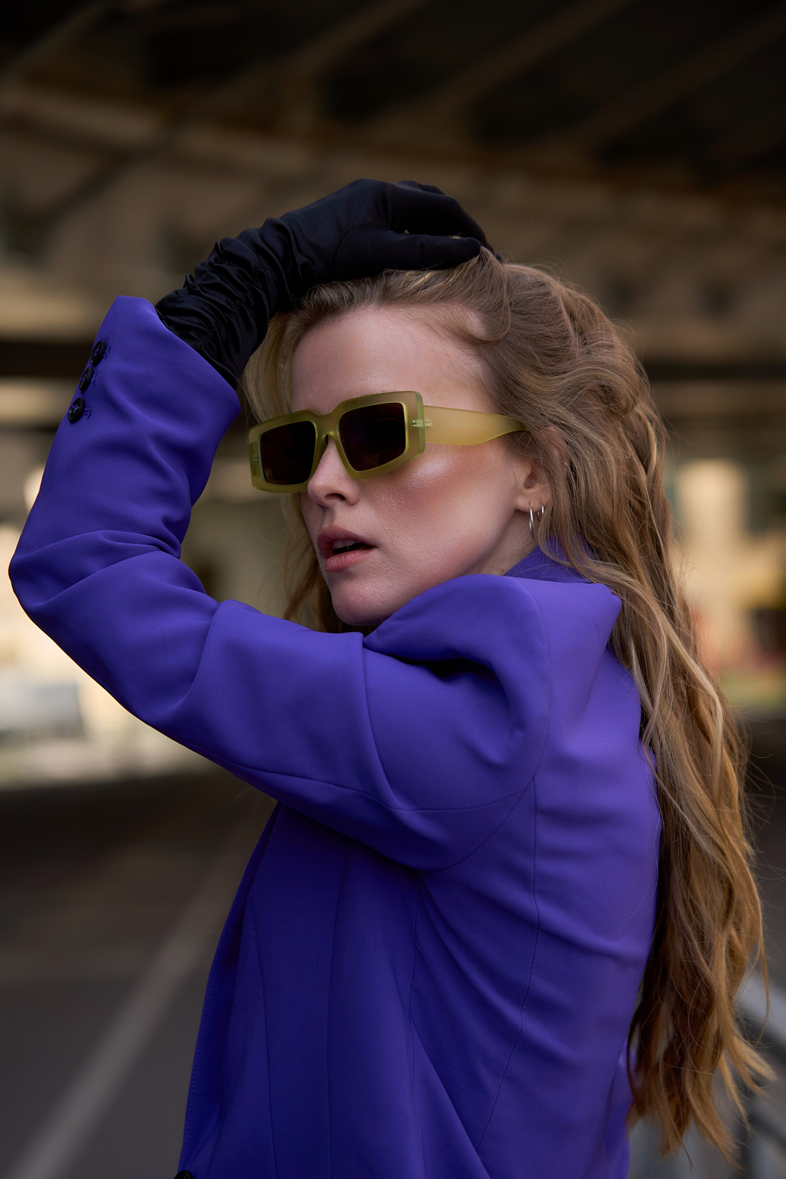 Мост Бетанкура съёмка женского портрета. Мартазова Екатерина фотограф. Екатеринбург