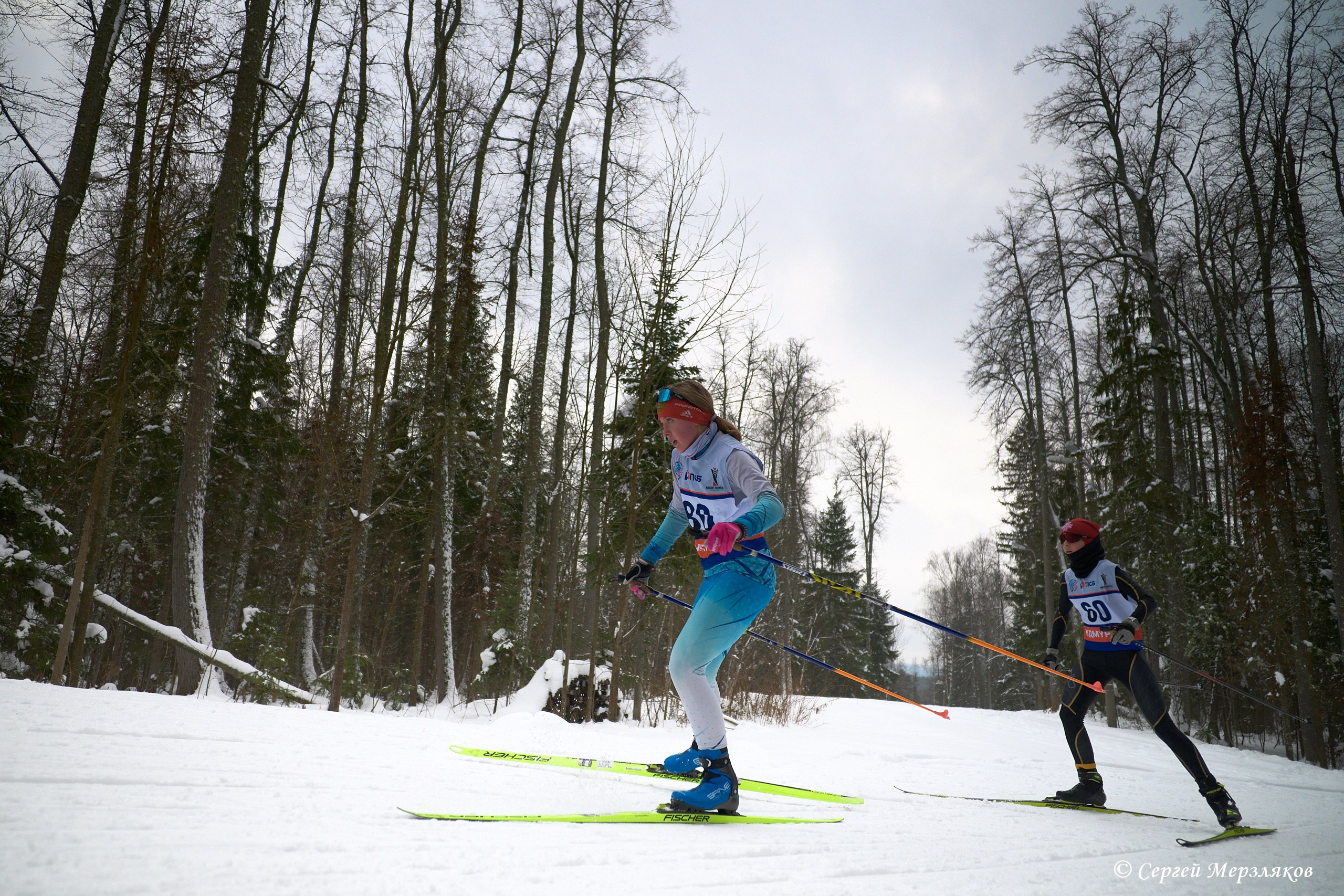 Всероссийские соревнования по лыжным гонкам на призы ЗМС Галины Кулаковой. Спортивный репортажный фотограф в Ижевске Сергей Мерзляков