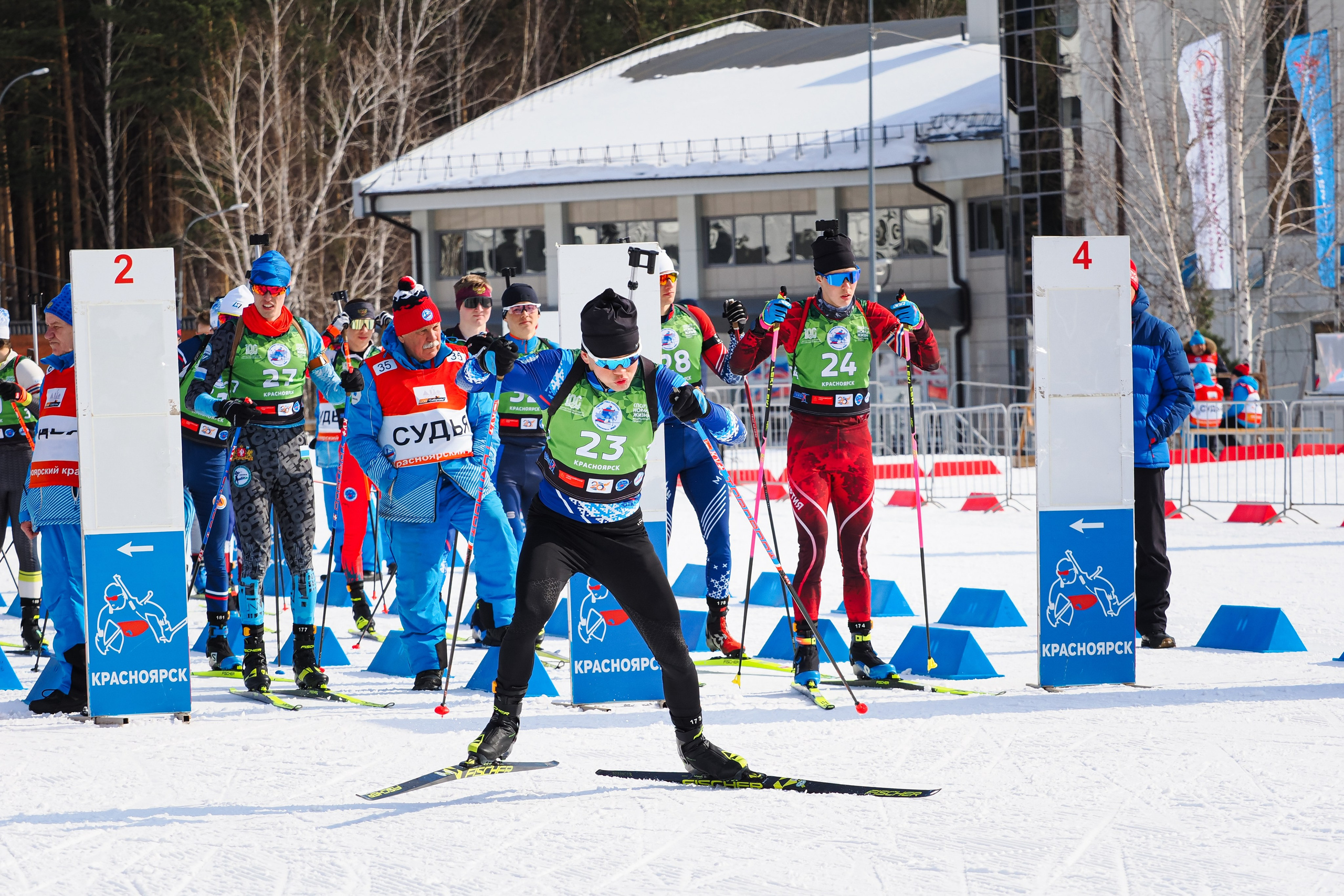 Биатлон / Первенство России. Репортажный фотограф Алексей Козьмин