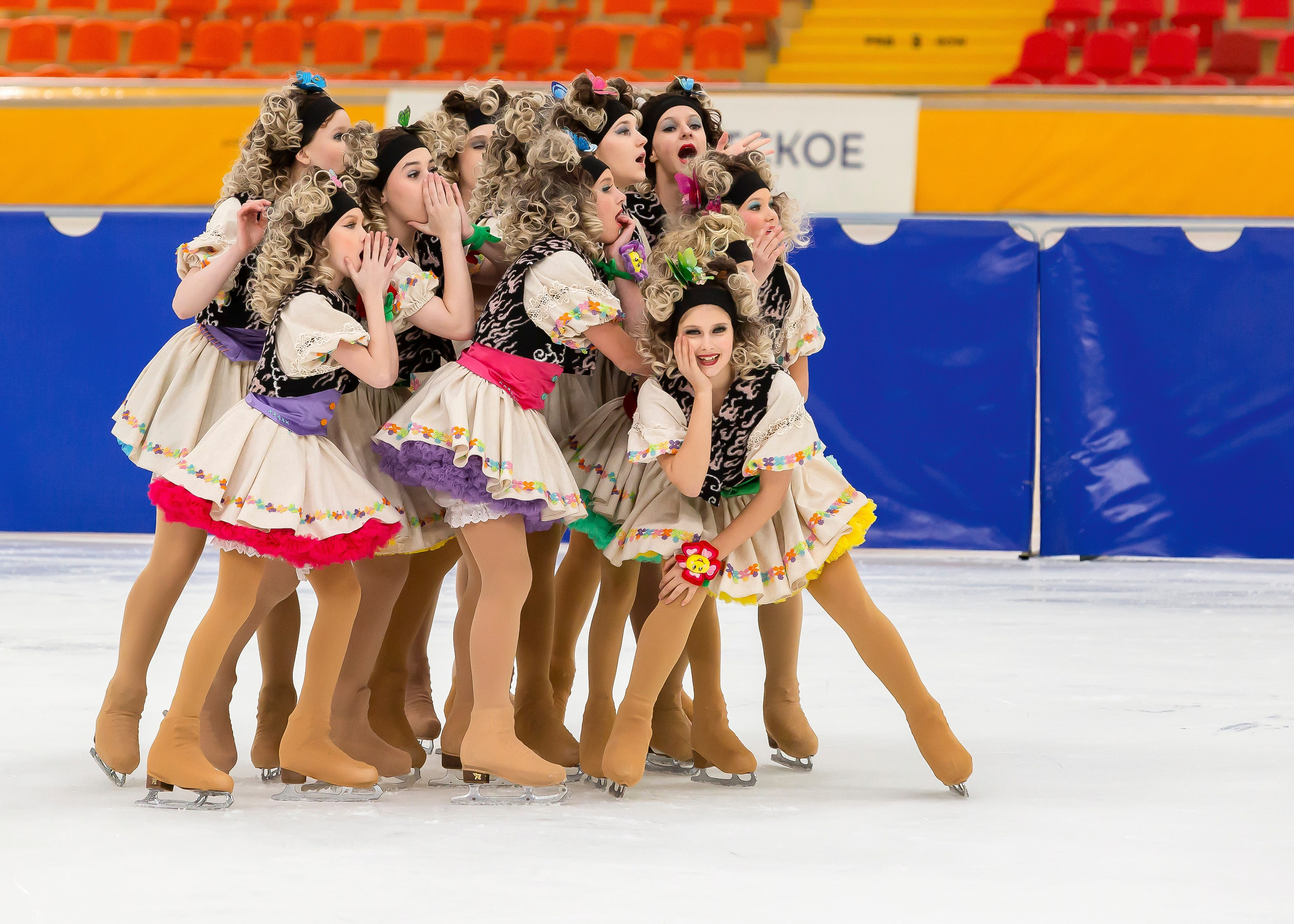 Открытый кубок Московского спорта среди спортивных балетов на льду. Детский театр на льду «АЛЕКО». Репортажный фотограф в Москве