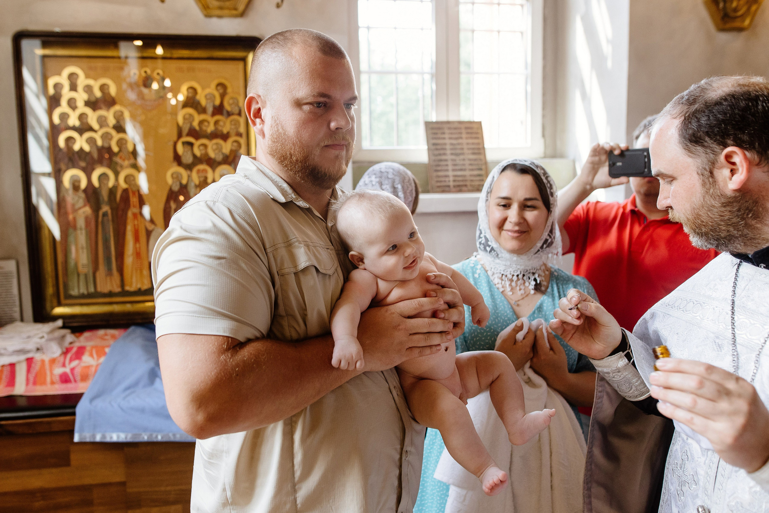 Крещение Никиты. Свадебный и семейный фотограф Екатерина Иванова
