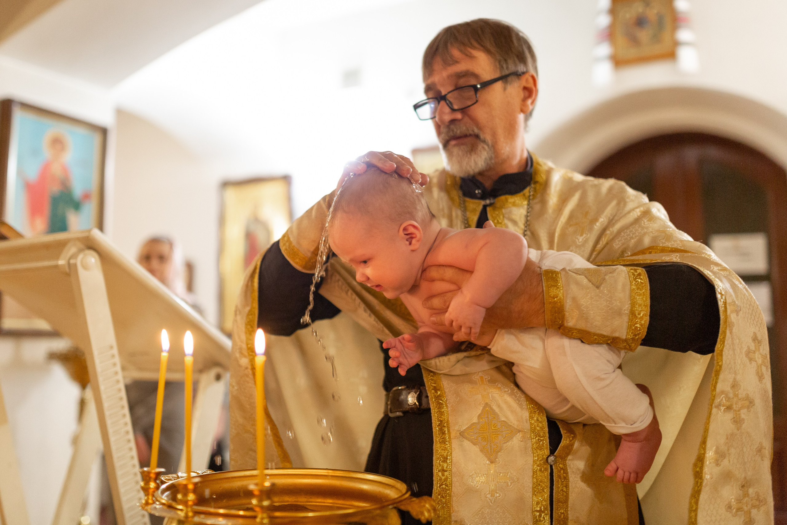 Таинство крещения. Фотограф Комаров Сергей