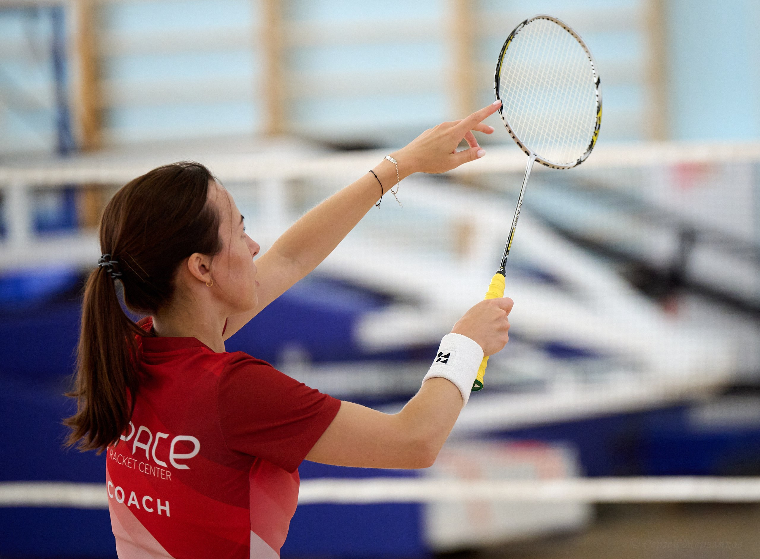 Бадминтон. Мастер-класс Любови Сухановой. Ижевск. 20.07.2024. Спортивный репортажный фотограф в Ижевске Сергей Мерзляков