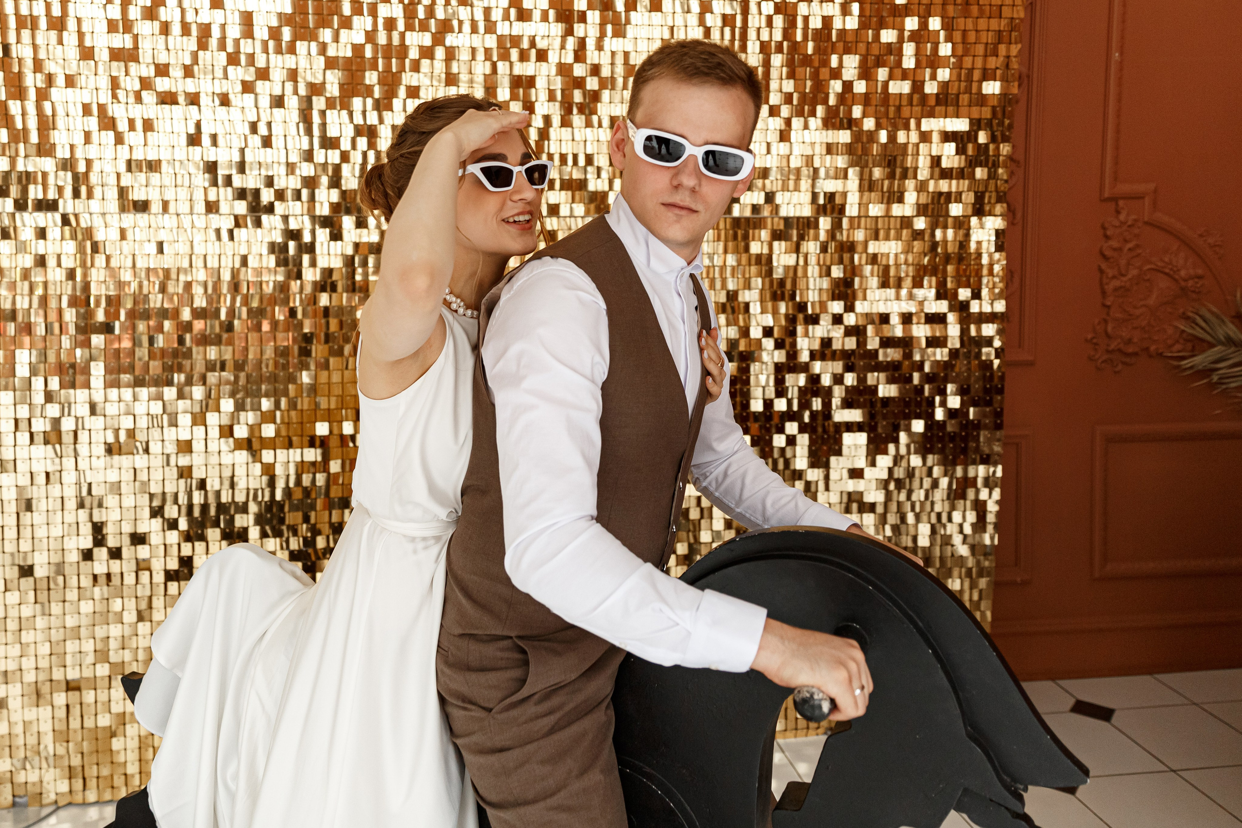 Свадебная фотосессия в городе и в фотостудии. Свадебный фотограф Москва и МО Сергей Киржаев