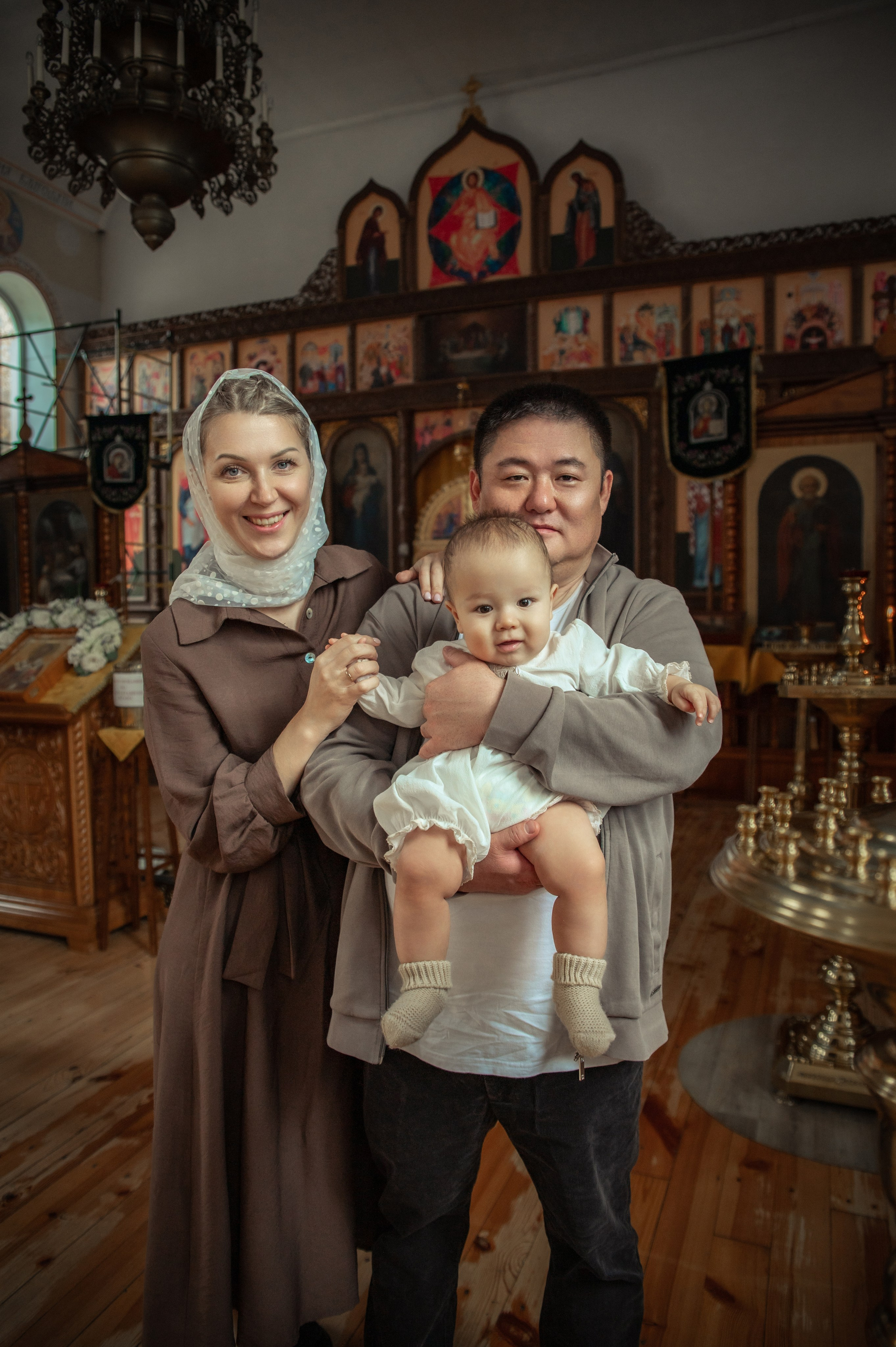 Таинство Крещения Геннадия, Храм Николая Чудотворца Краснослободск. Церковный, семейный и репортажный фотограф Волгоград, Волжский