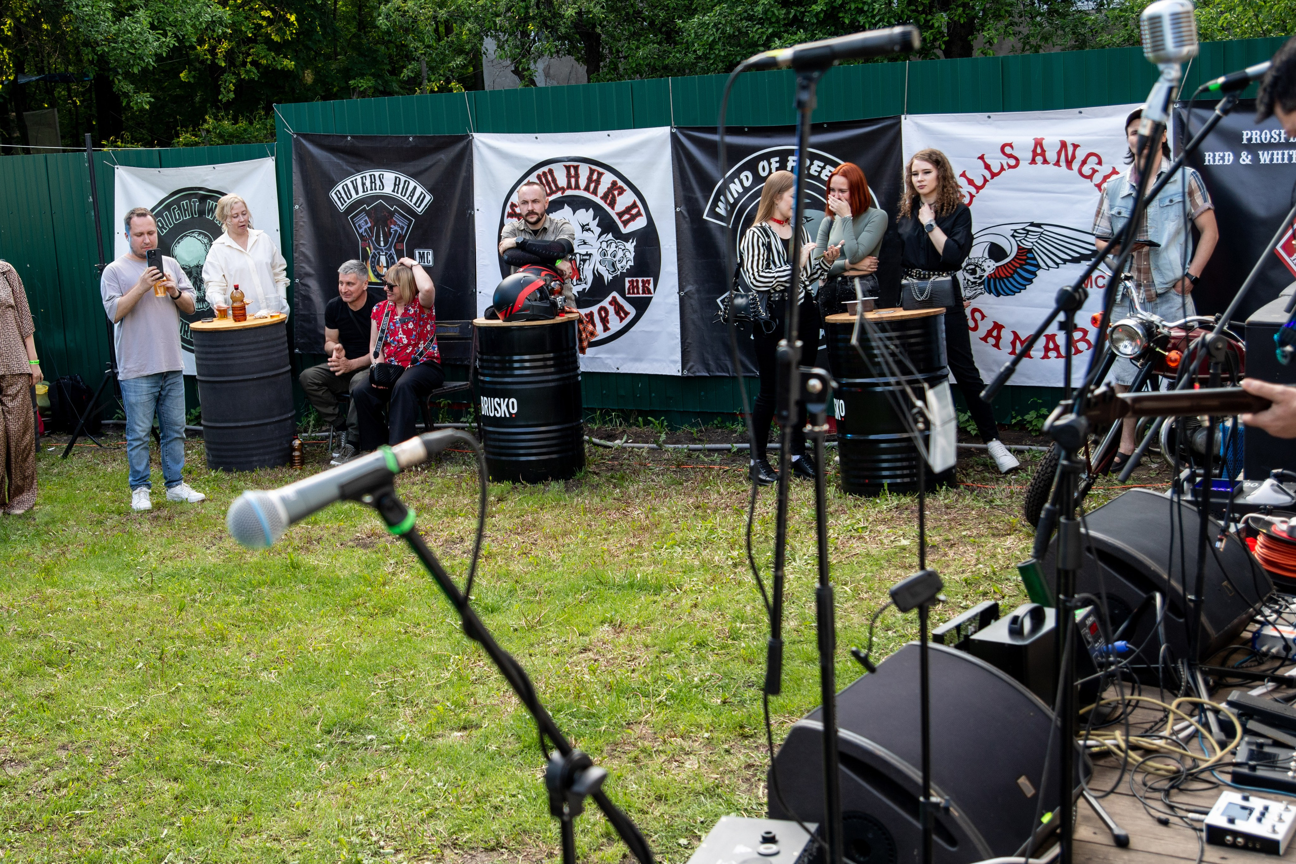 Открытие мотосезона 2025 при участие Cover Band «НАШ ФОРМАТ». Фотограф в Самаре Алексей Головачёв