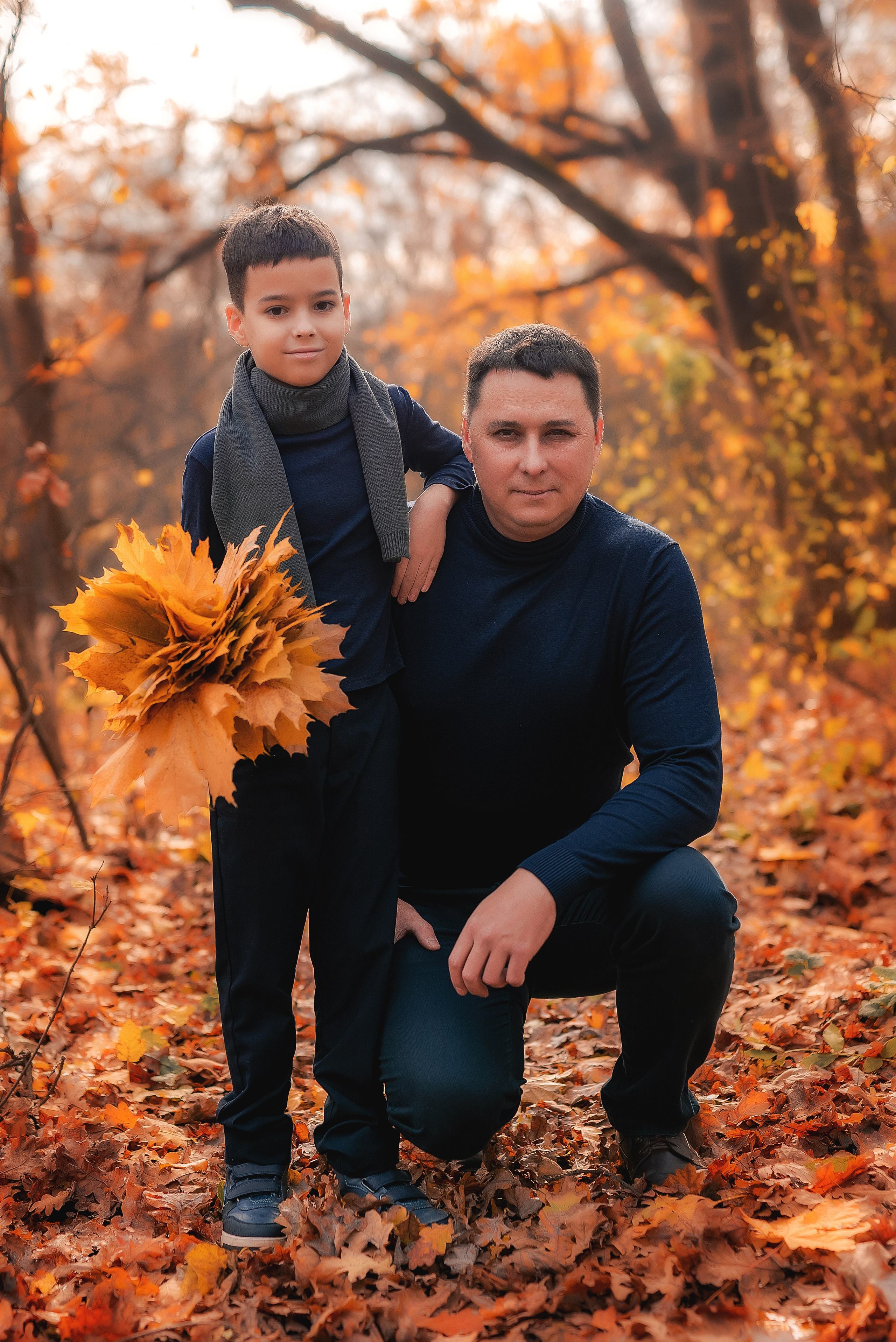 Осень в парке. Семейный, детский фотограф в Воронеже Анна Никитина