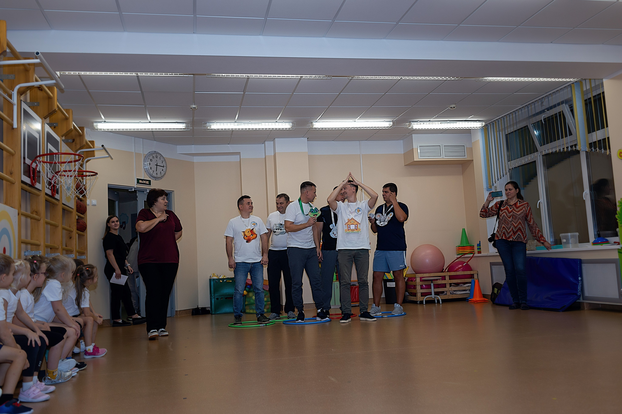 День пап в детском саду_2024. Семейный фотограф в Санкт-Петербурге