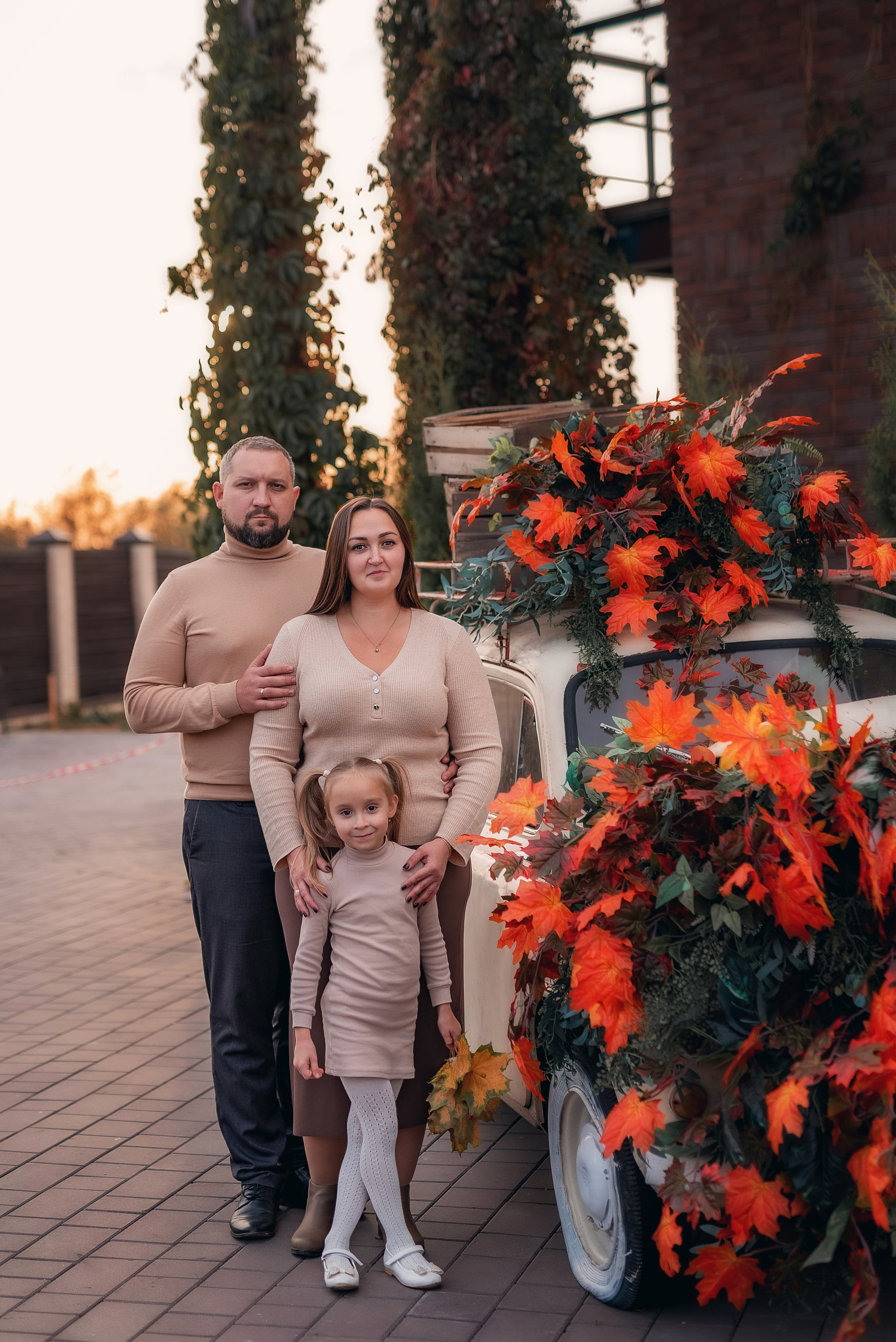 Осенняя семейная фотосессия. Семейный, детский фотограф в Воронеже Анна Никитина