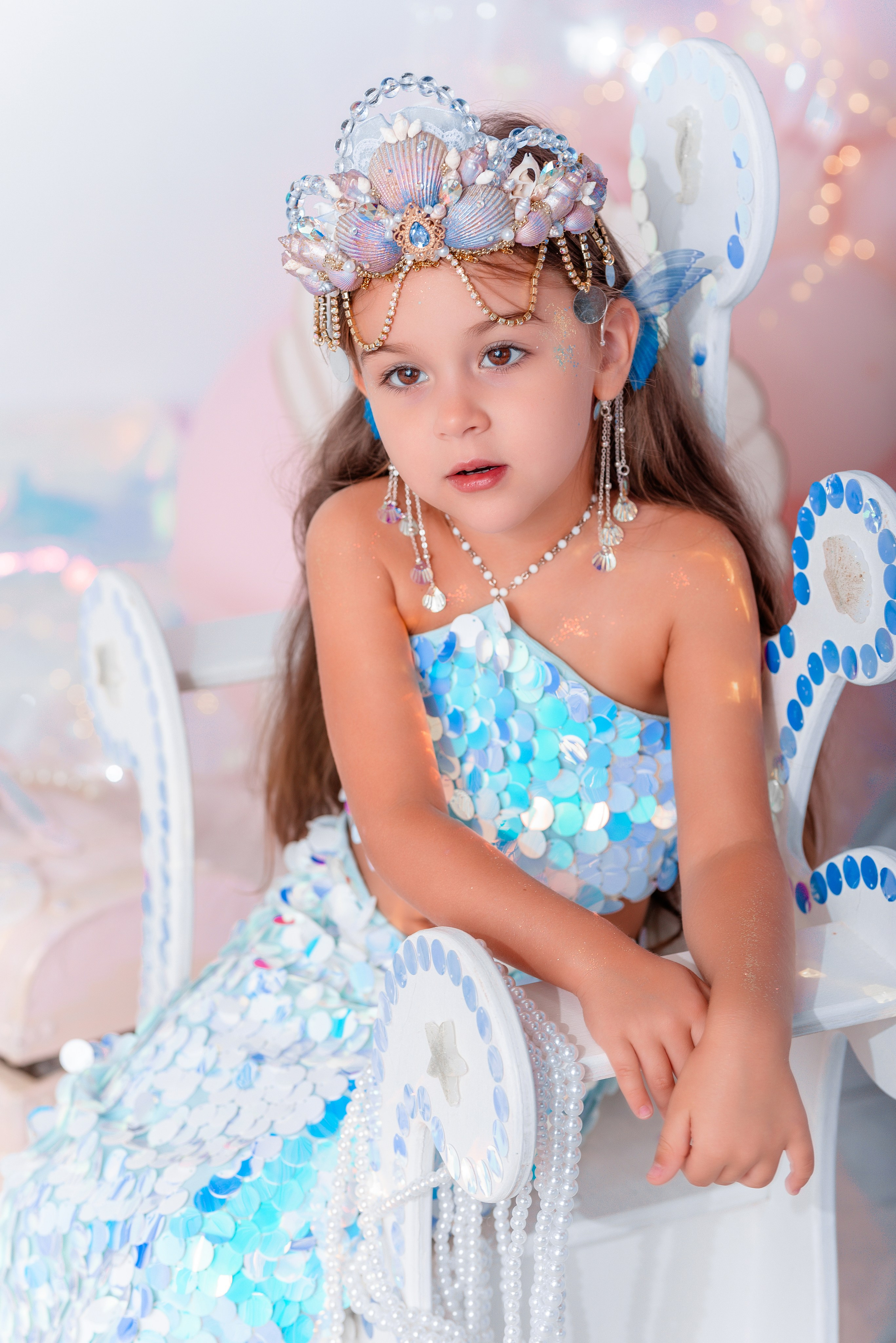 Детский фотопроект «Русалочка». Детский студийный фотограф Сочи