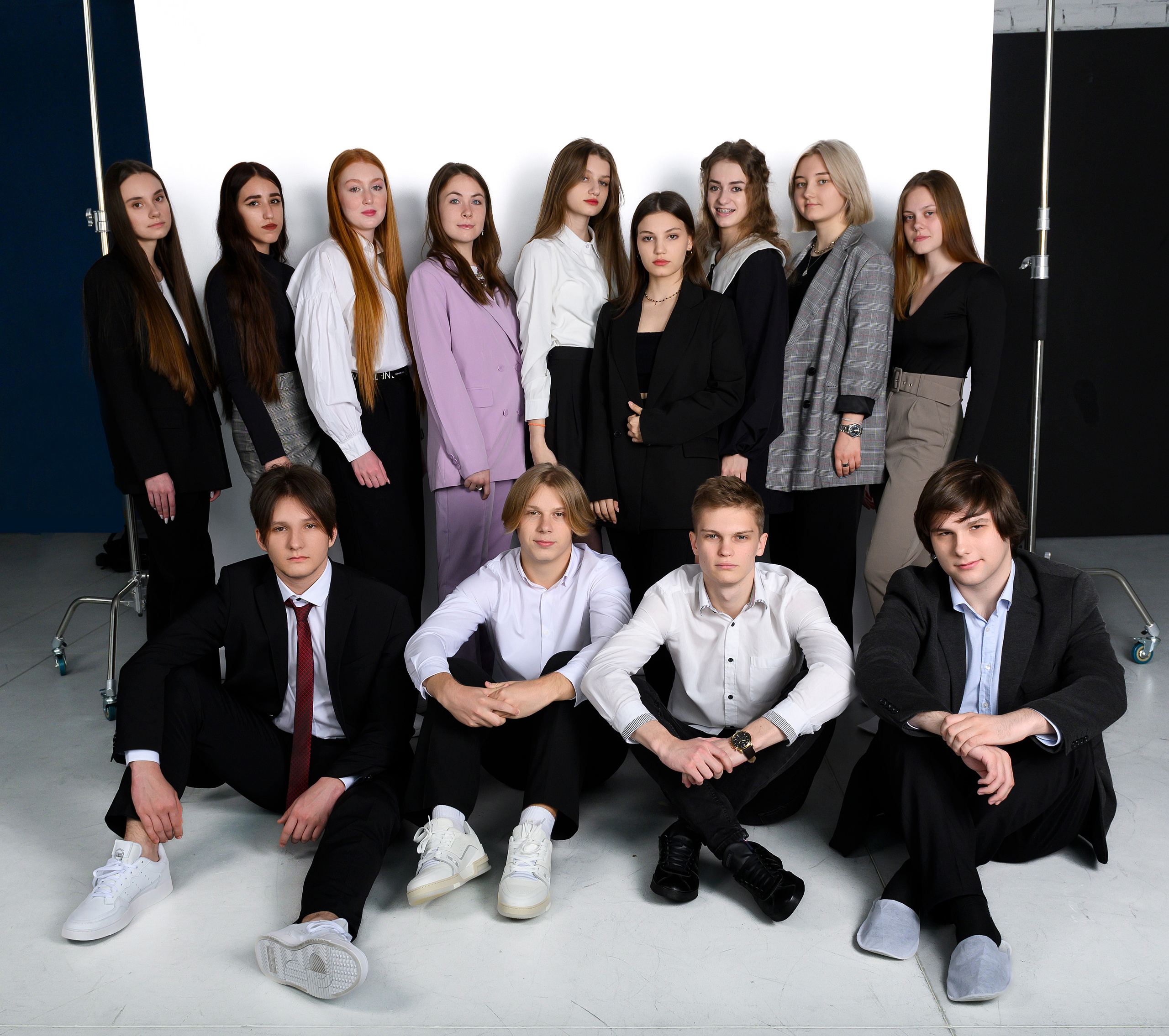 Школьники в фотостудии. Семейный и свадебный фотограф во Владивостоке