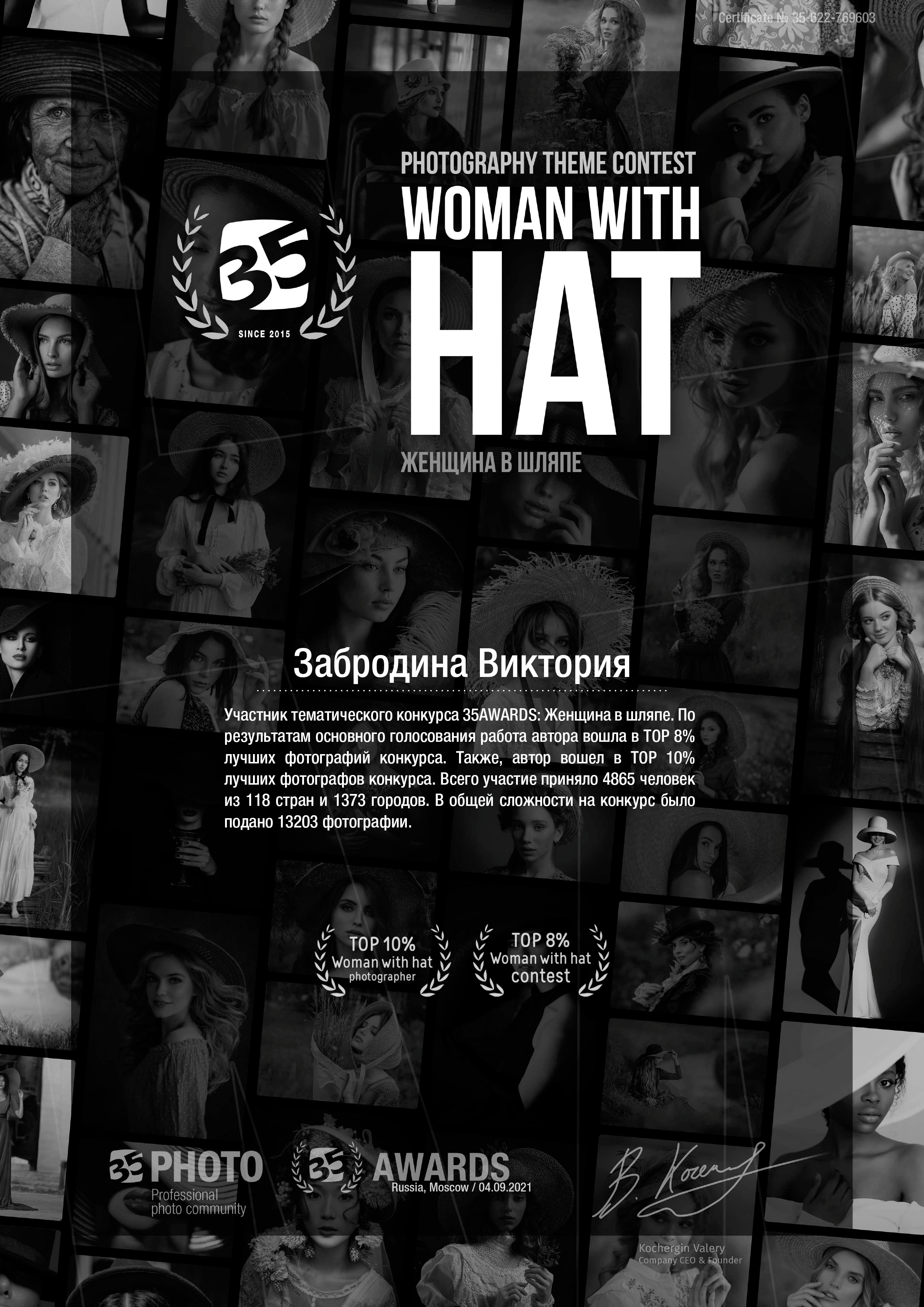 35awards. Арт-фотограф Виктория Забродина