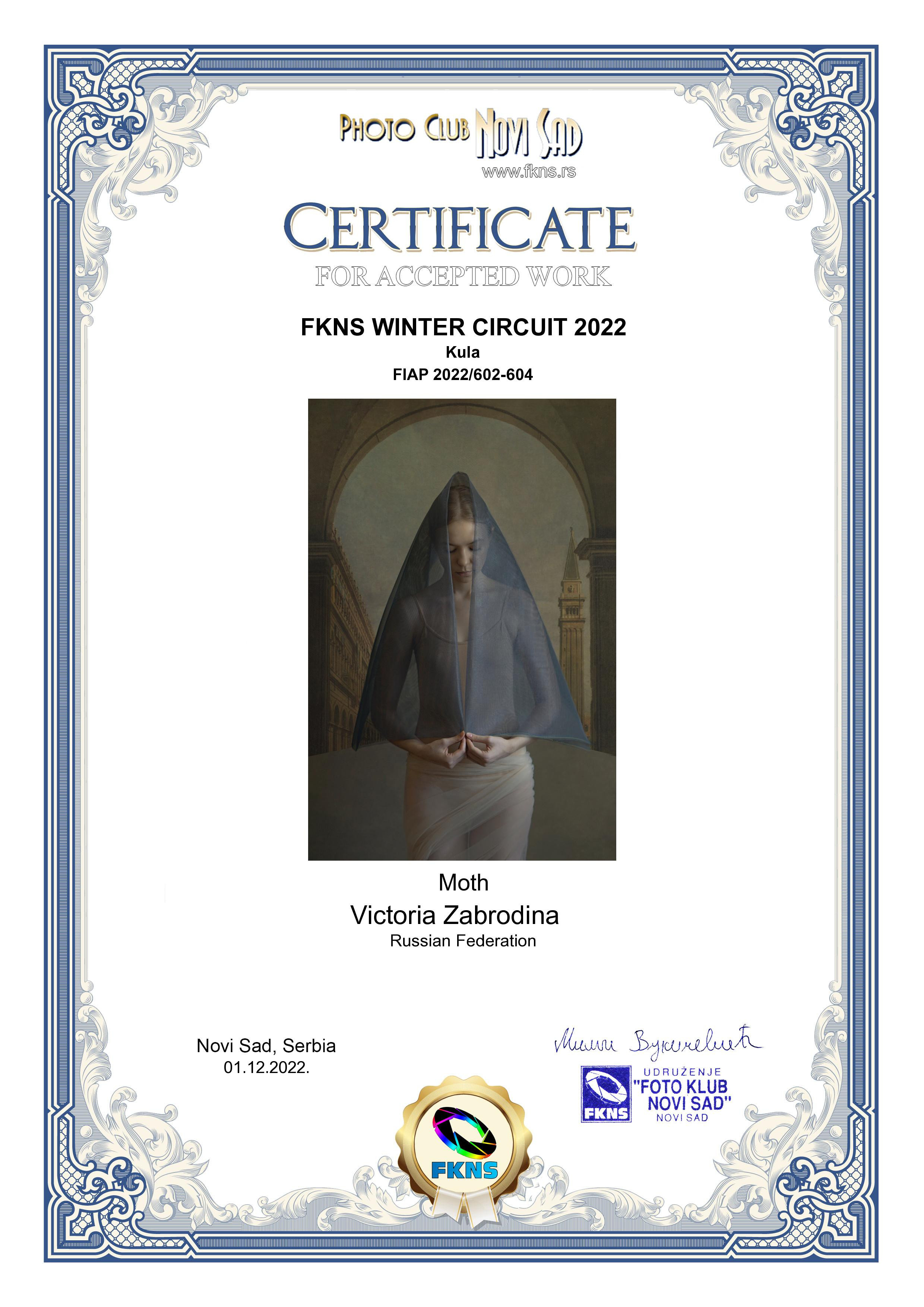 FIAP. Арт-фотограф Виктория Забродина