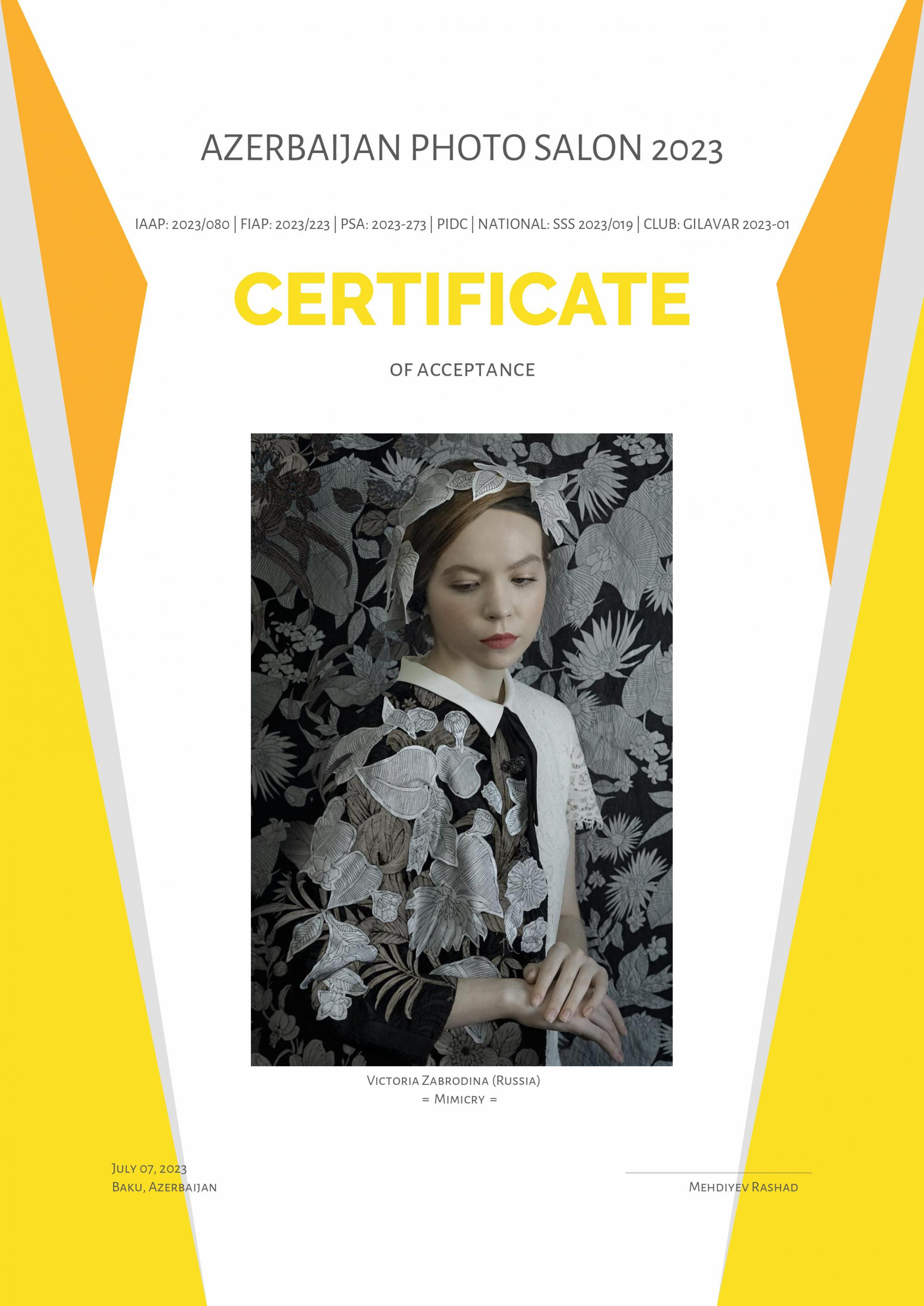 FIAP. Арт-фотограф Виктория Забродина