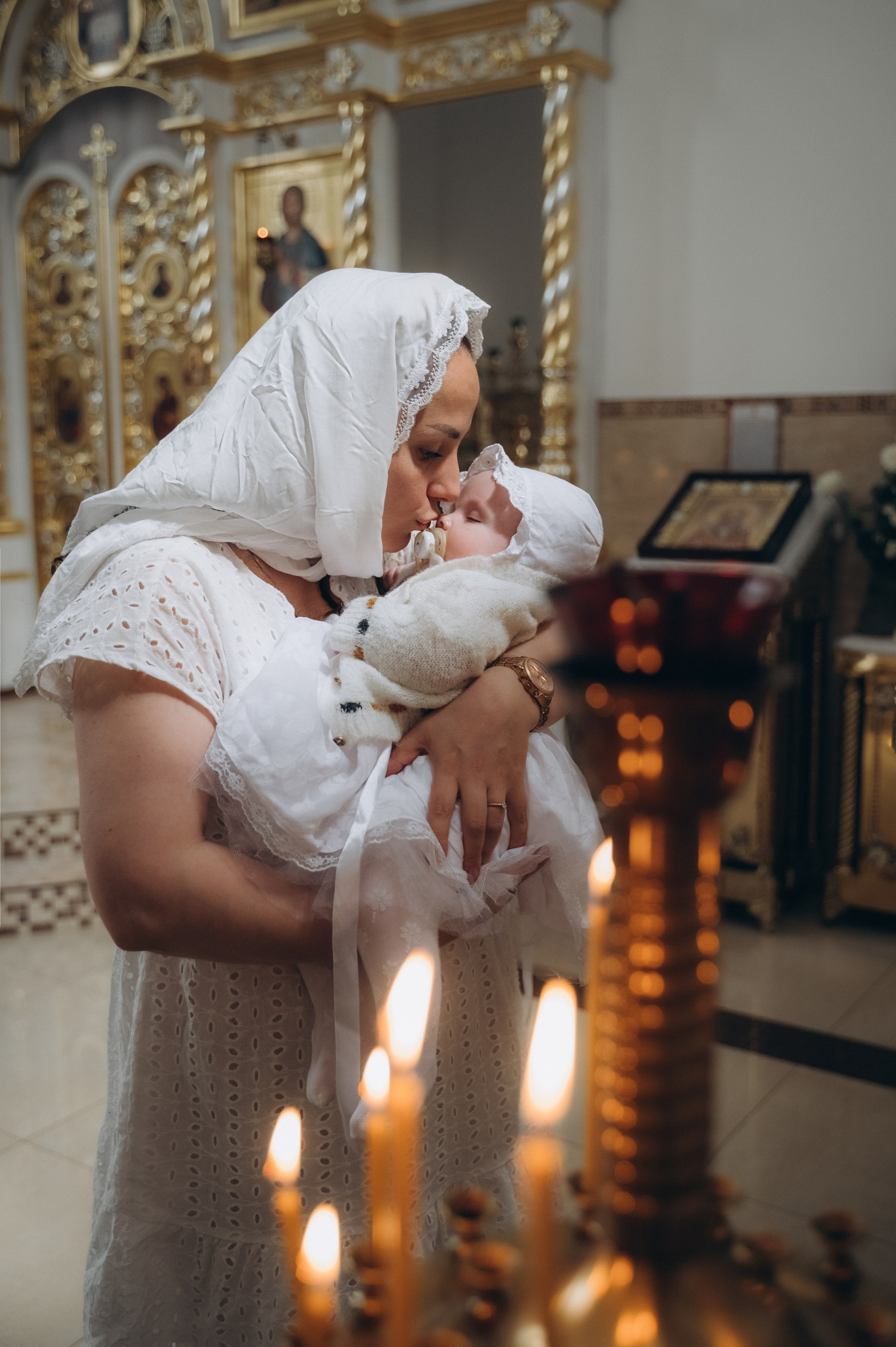 Крещение Корнелии (ХРАМ СВЯТИТЕЛЯ ЛУКИ КРЫМСКОГО). Семейный фотограф в Минске Дарья Дреко