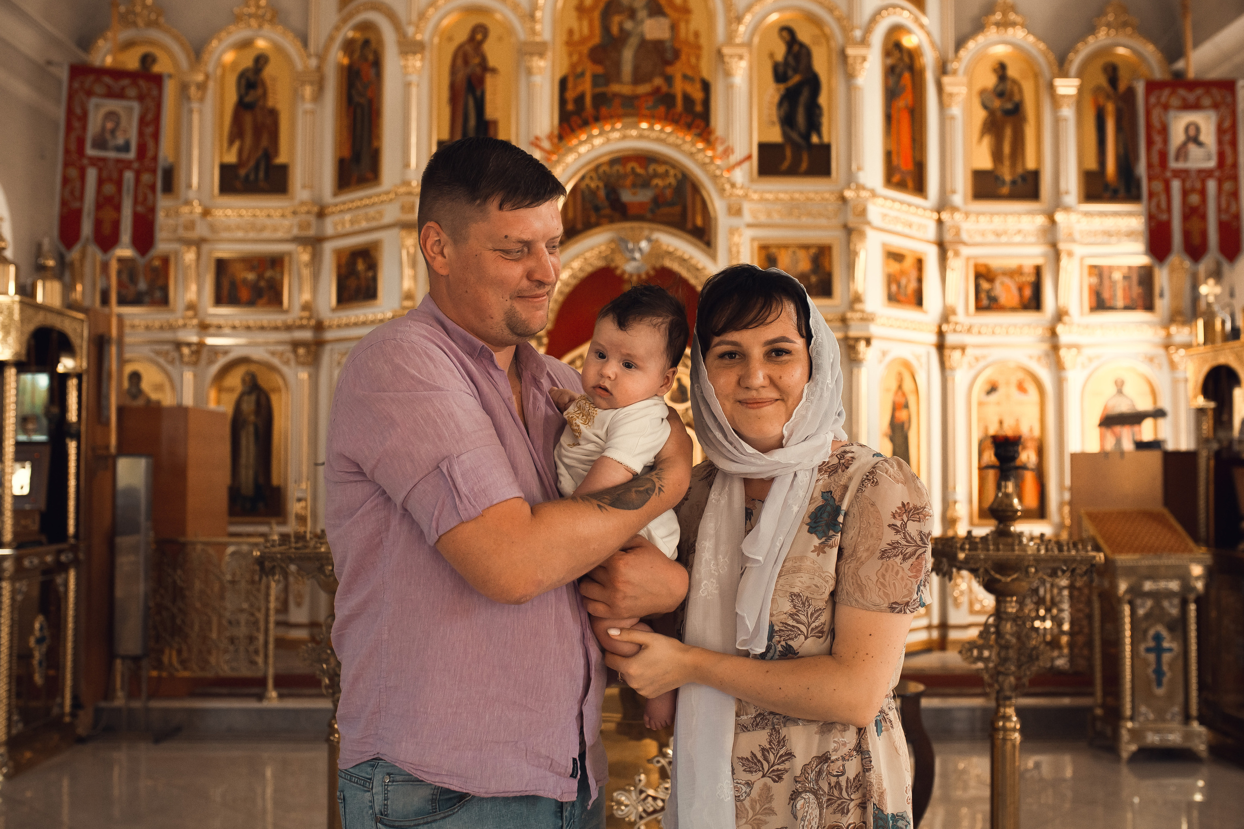 Крещение Храм г. Кремёнки. Фотограф новорожденных Серпухов, Протвино, Москва I Марина Бурмистрова