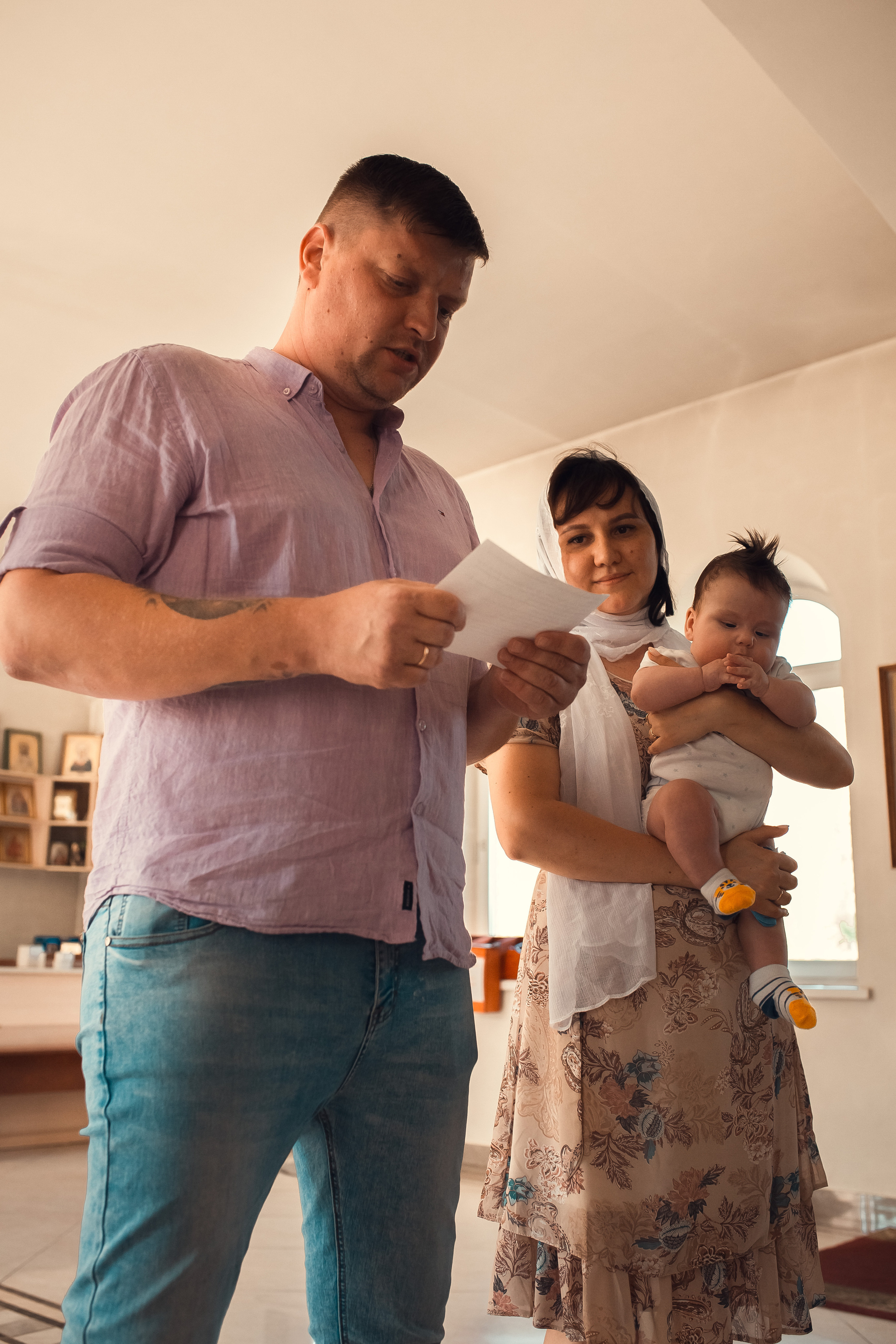 Крещение Храм г. Кремёнки. Фотограф новорожденных Серпухов, Протвино, Москва I Марина Бурмистрова