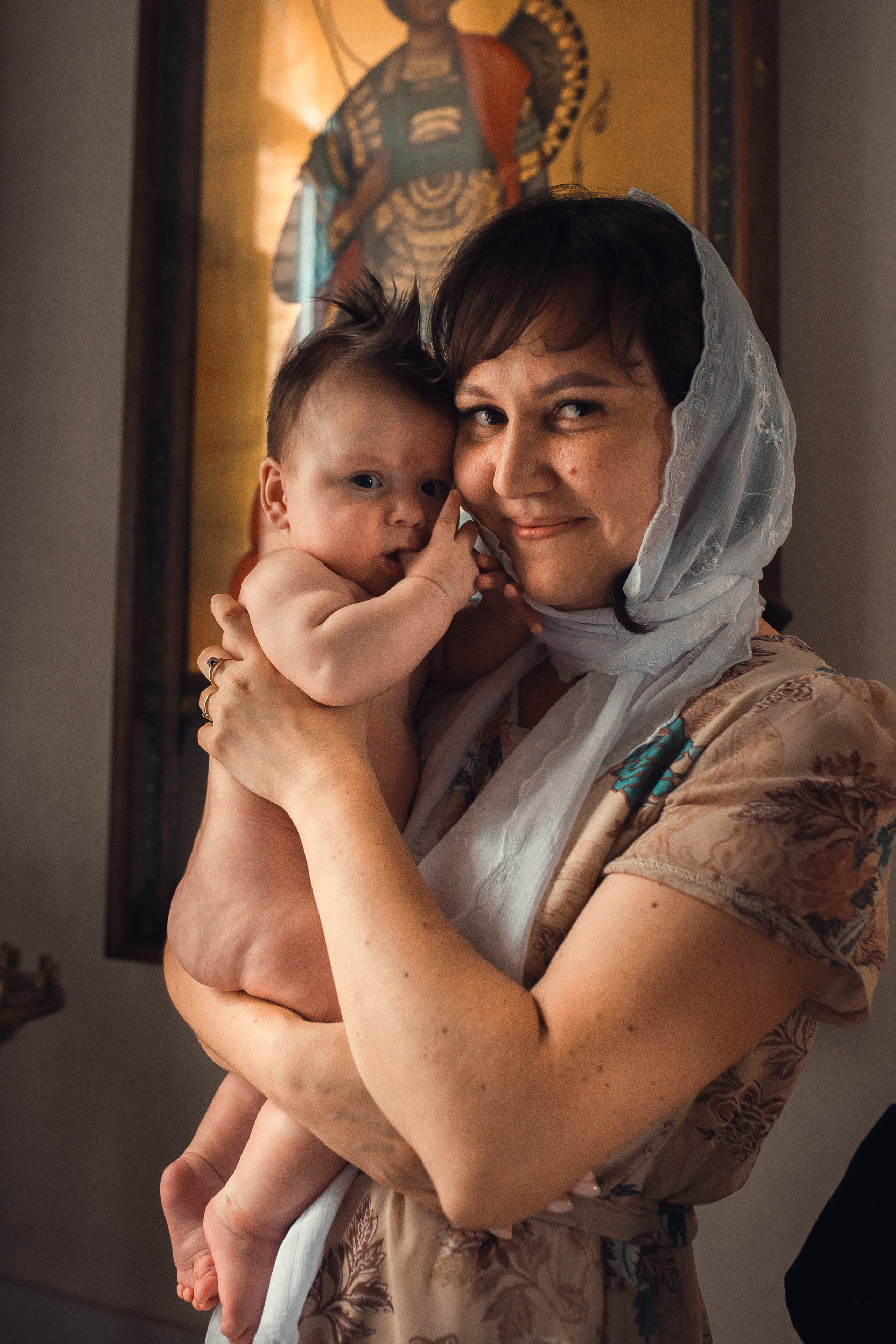 Крещение Храм г. Кремёнки. Фотограф новорожденных Серпухов, Протвино, Москва I Марина Бурмистрова