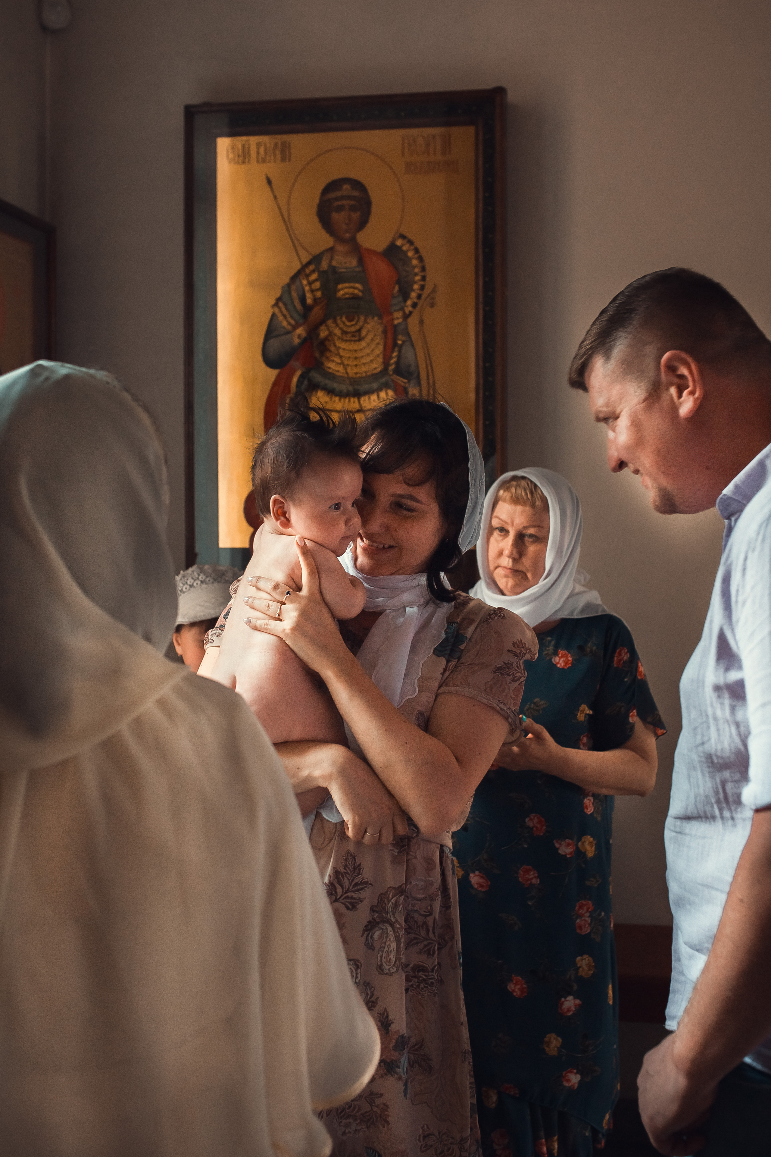 Крещение Храм г. Кремёнки. Фотограф новорожденных Серпухов, Протвино, Москва I Марина Бурмистрова