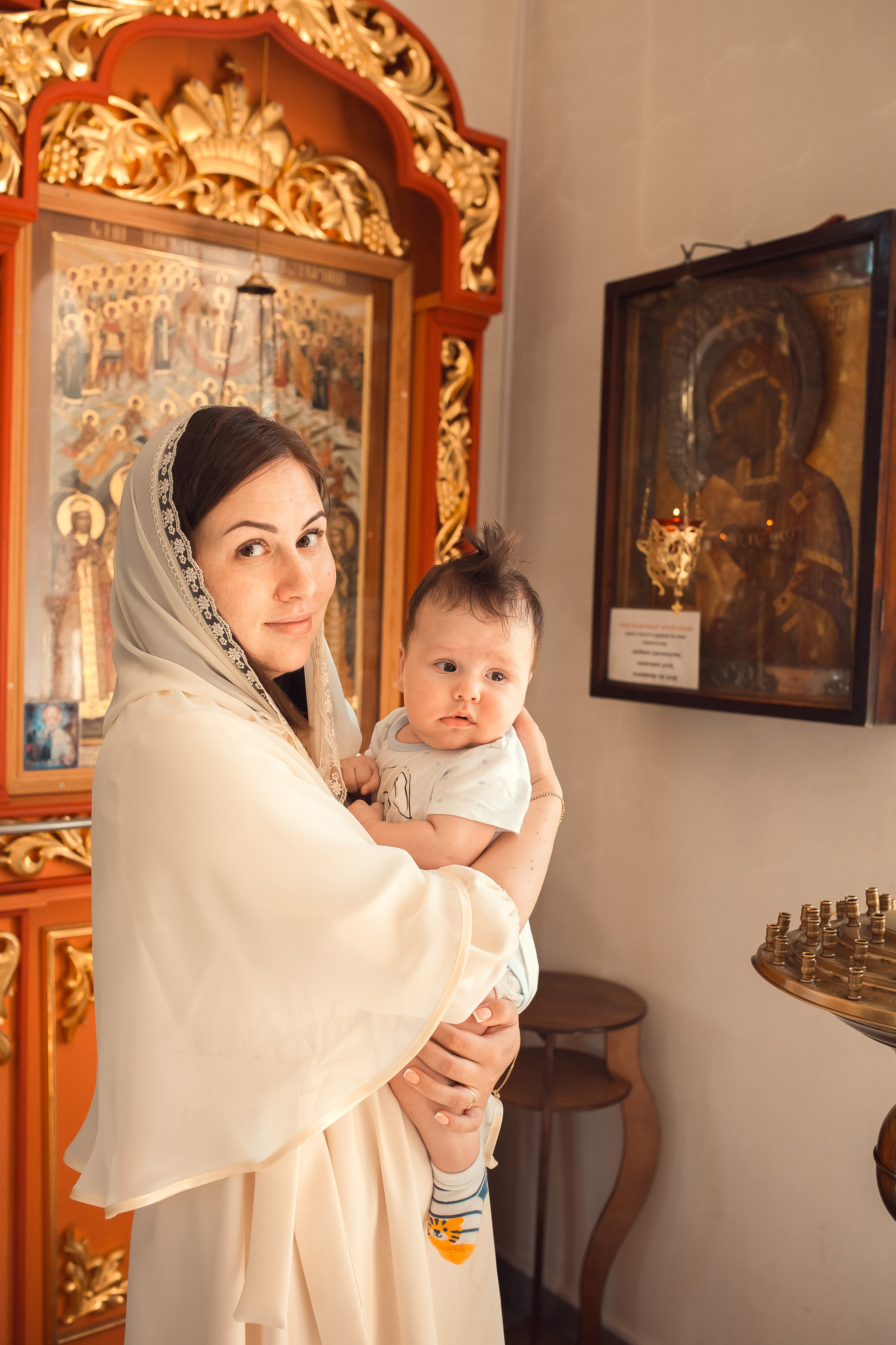 Крещение Храм г. Кремёнки. Фотограф новорожденных Серпухов, Протвино, Москва I Марина Бурмистрова