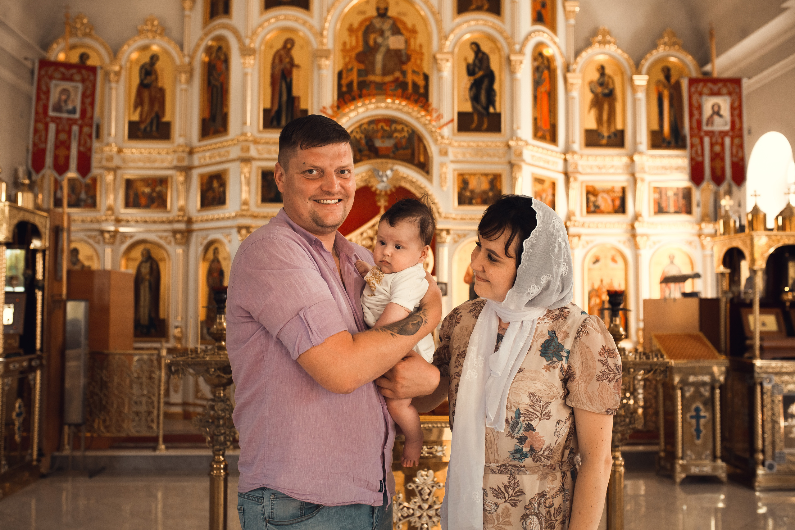 Крещение Храм г. Кремёнки. Фотограф новорожденных Серпухов, Протвино, Москва I Марина Бурмистрова
