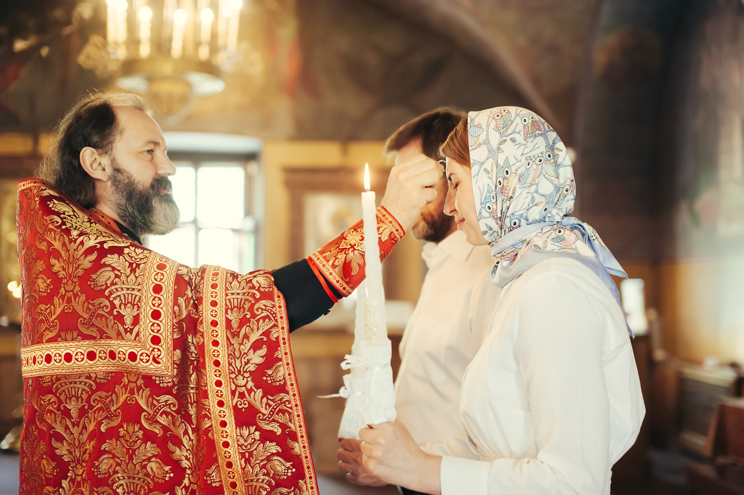 Екатерина и Александр. Венчание, Москва. Семейный фотограф Анна Дубовская