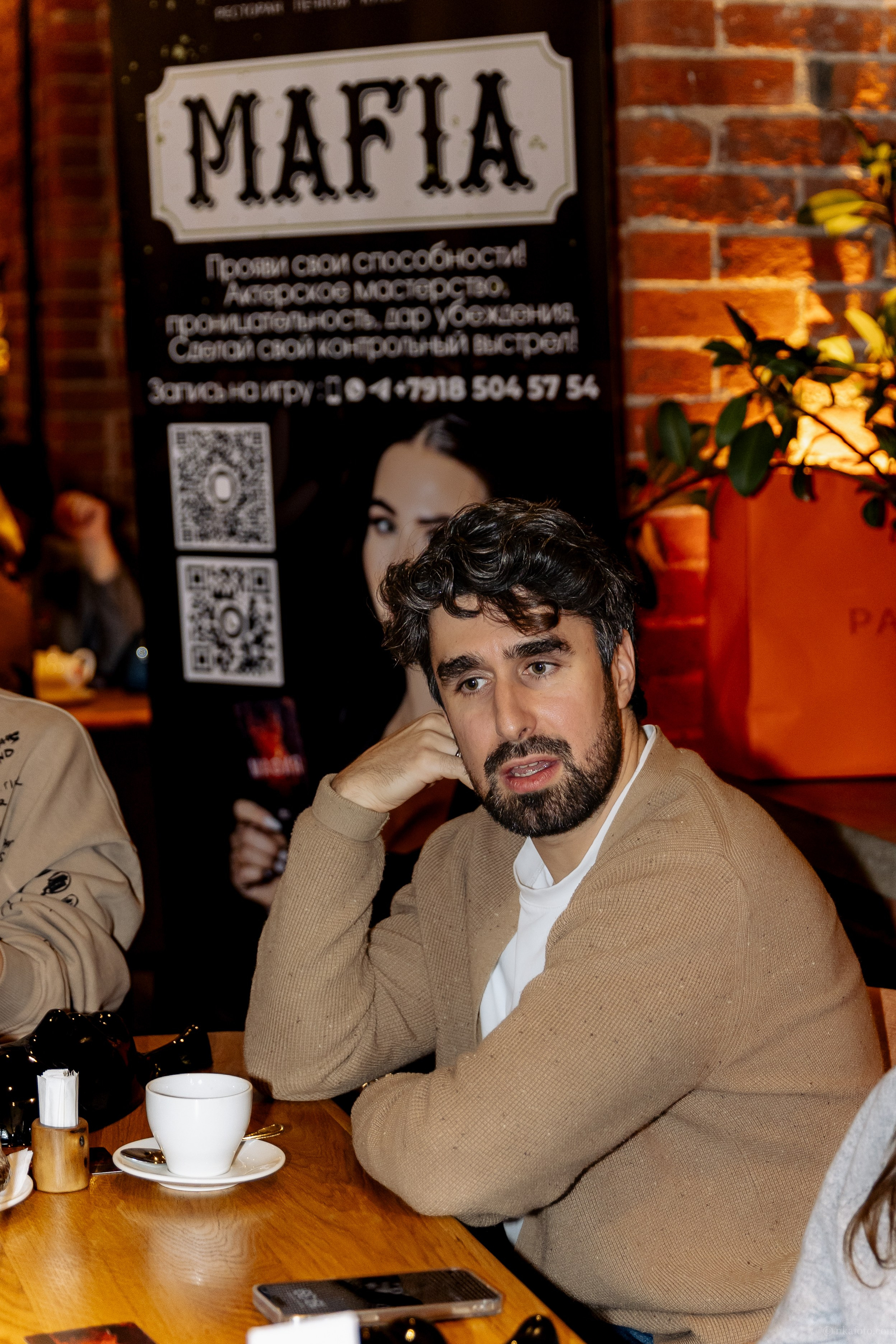 Игра в Мафию_ресторан Ухват. Фотограф в Москве портреты | репортажи | спорт
