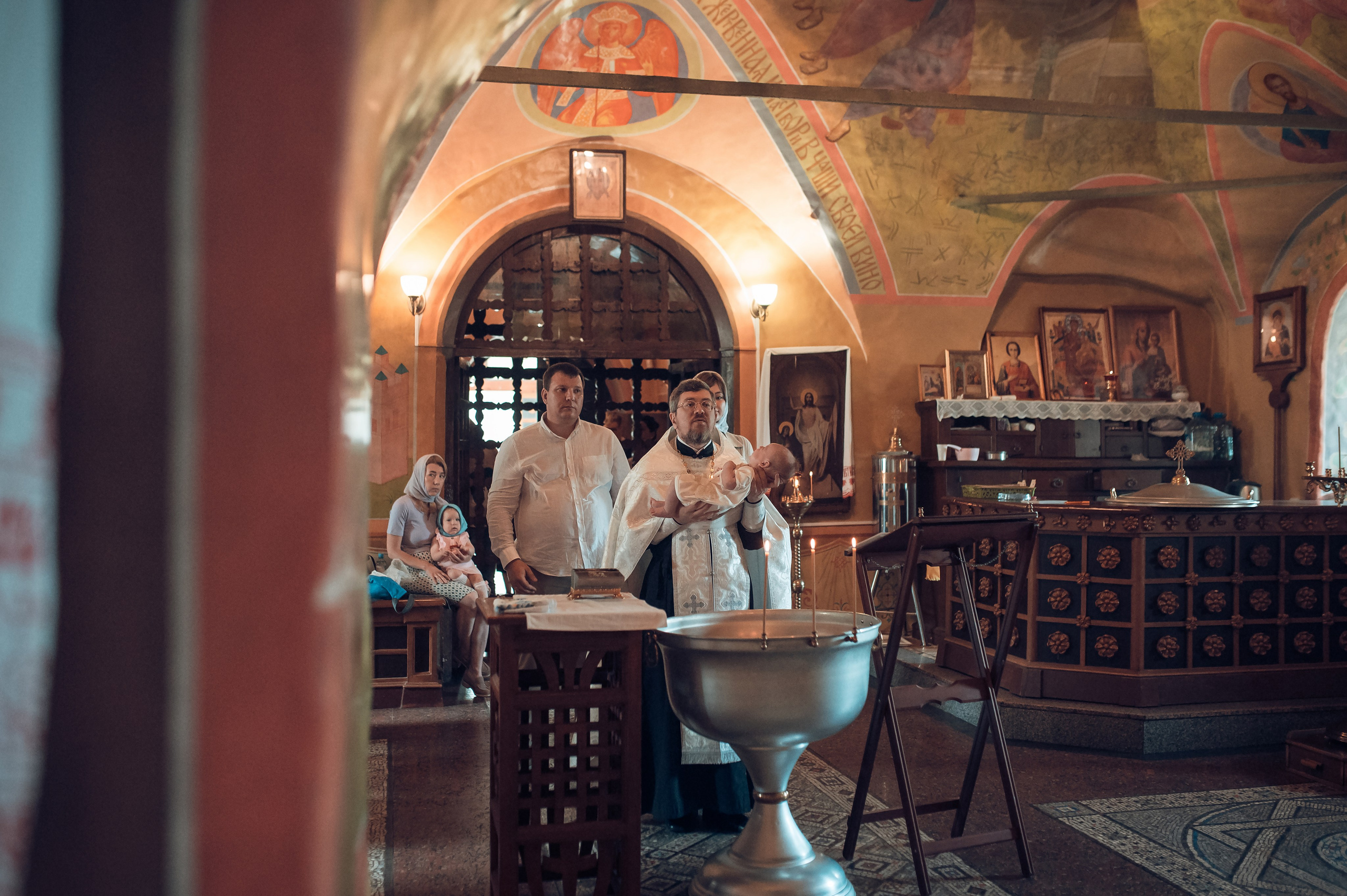 Таинство Крещения Спасо-Преображенский храм. Семейный фотограф Олеся Батурина Рязань