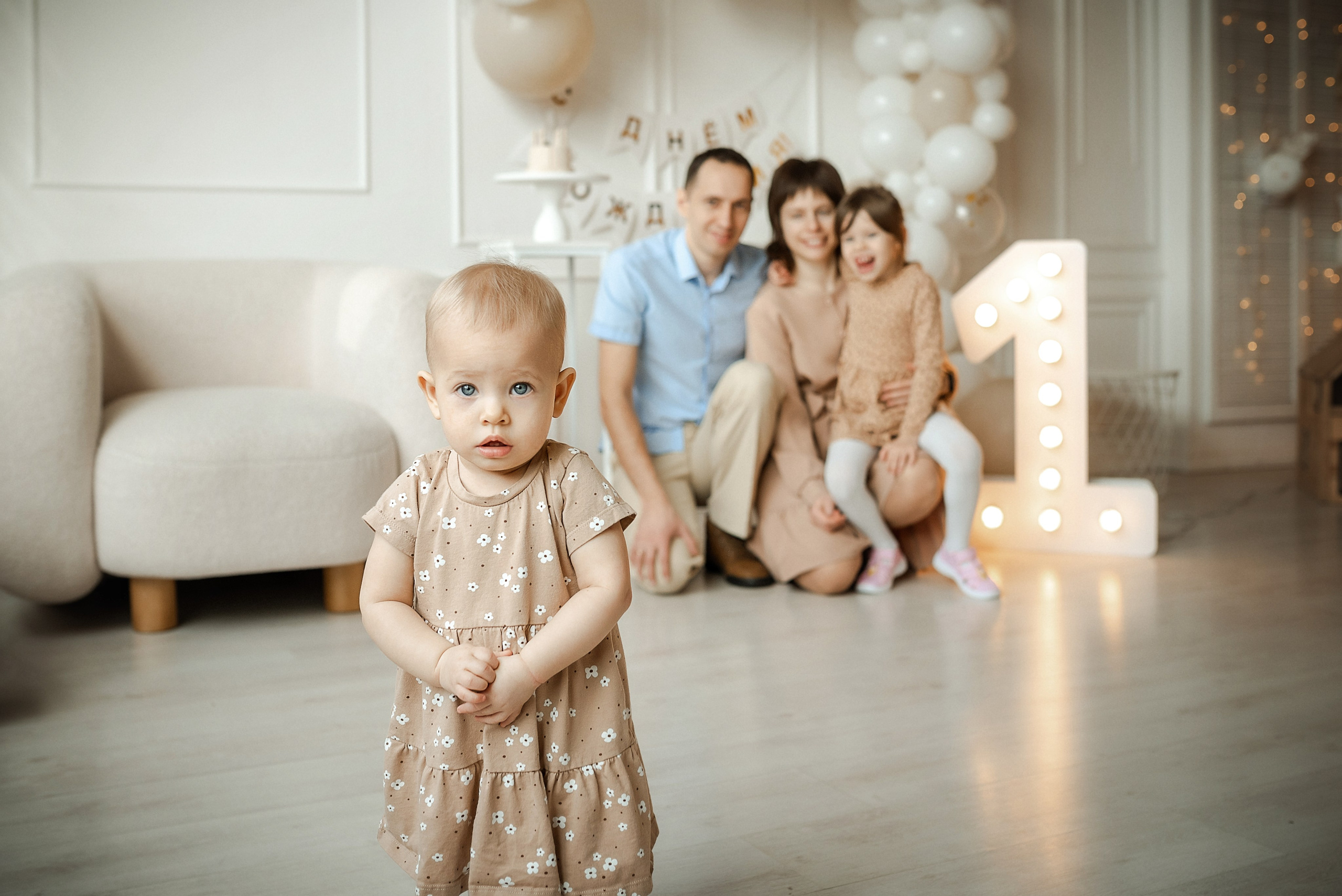 Полине 1 годик. Семейный фотограф в Ростове-на-Дону Татьяна Литвинова