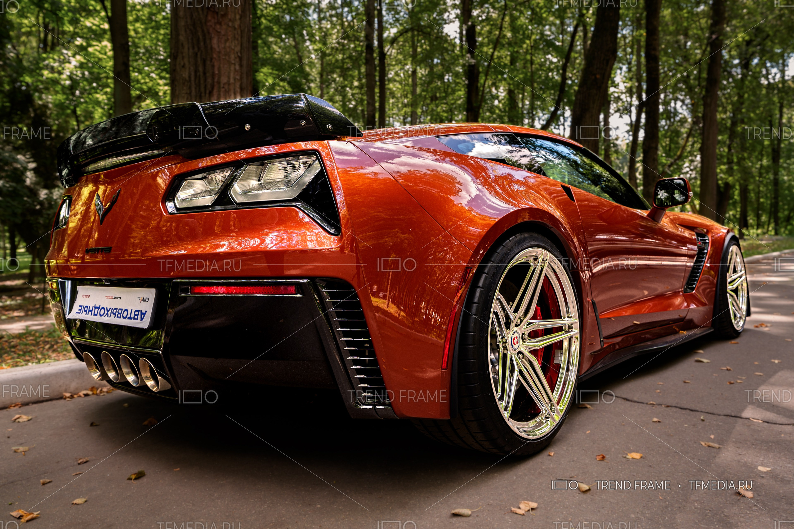 Детали Chevrolet Corvette C7 Z06 — профессиональная съёмка спортивного автомобиля